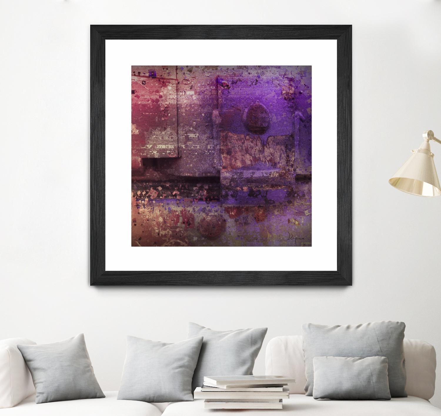 Mauve Désir VIII by Jean-François Dupuis on GIANT ART - pink abstract rust