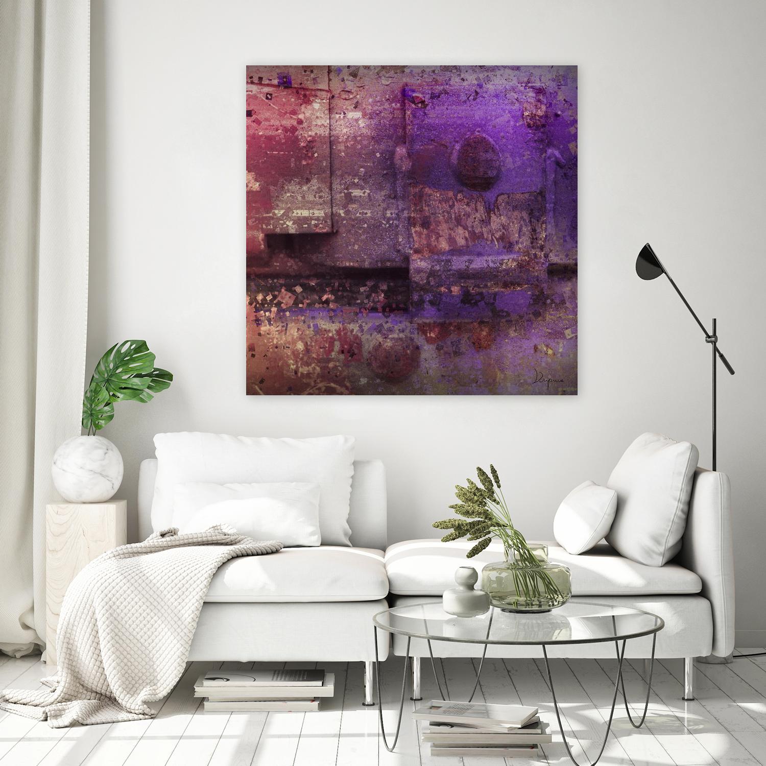 Mauve Désir VIII by Jean-François Dupuis on GIANT ART - pink abstract rust