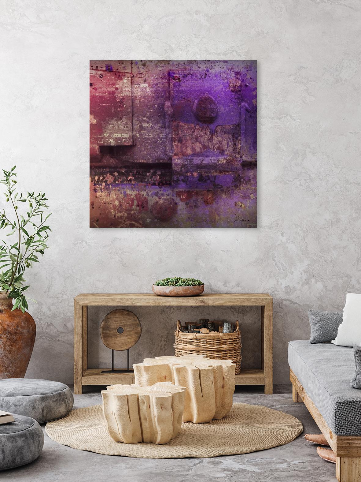 Mauve Désir VIII by Jean-François Dupuis on GIANT ART - pink abstract rust