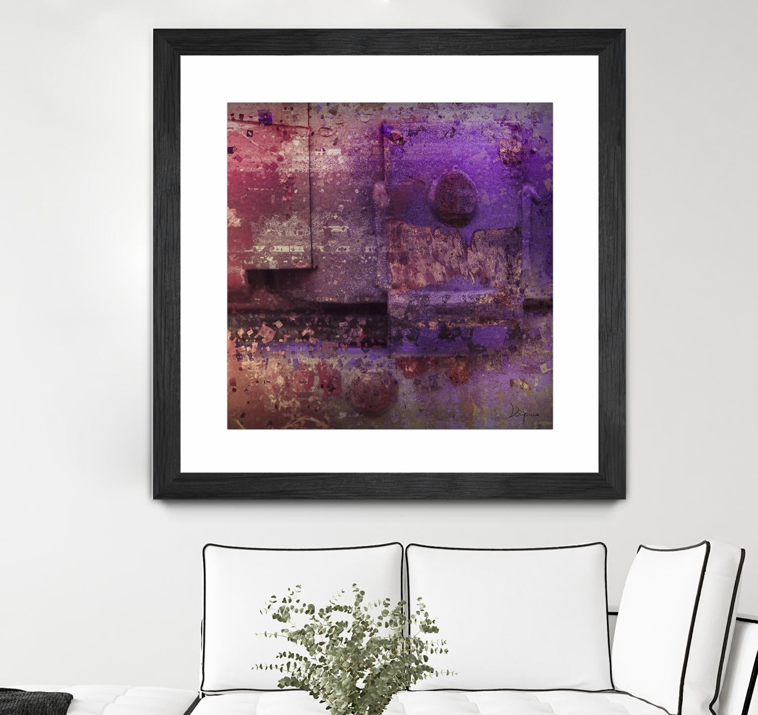 Mauve Désir VIII by Jean-François Dupuis on GIANT ART - pink abstract rust