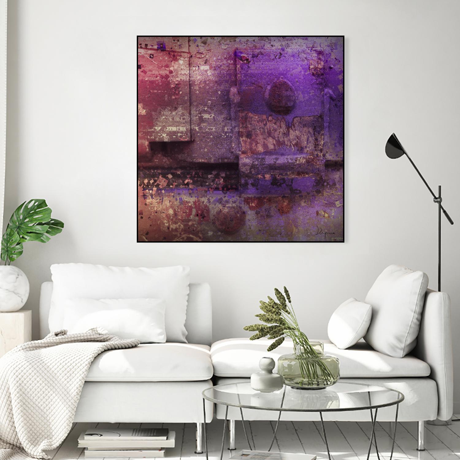 Mauve Désir VIII by Jean-François Dupuis on GIANT ART - pink abstract rust