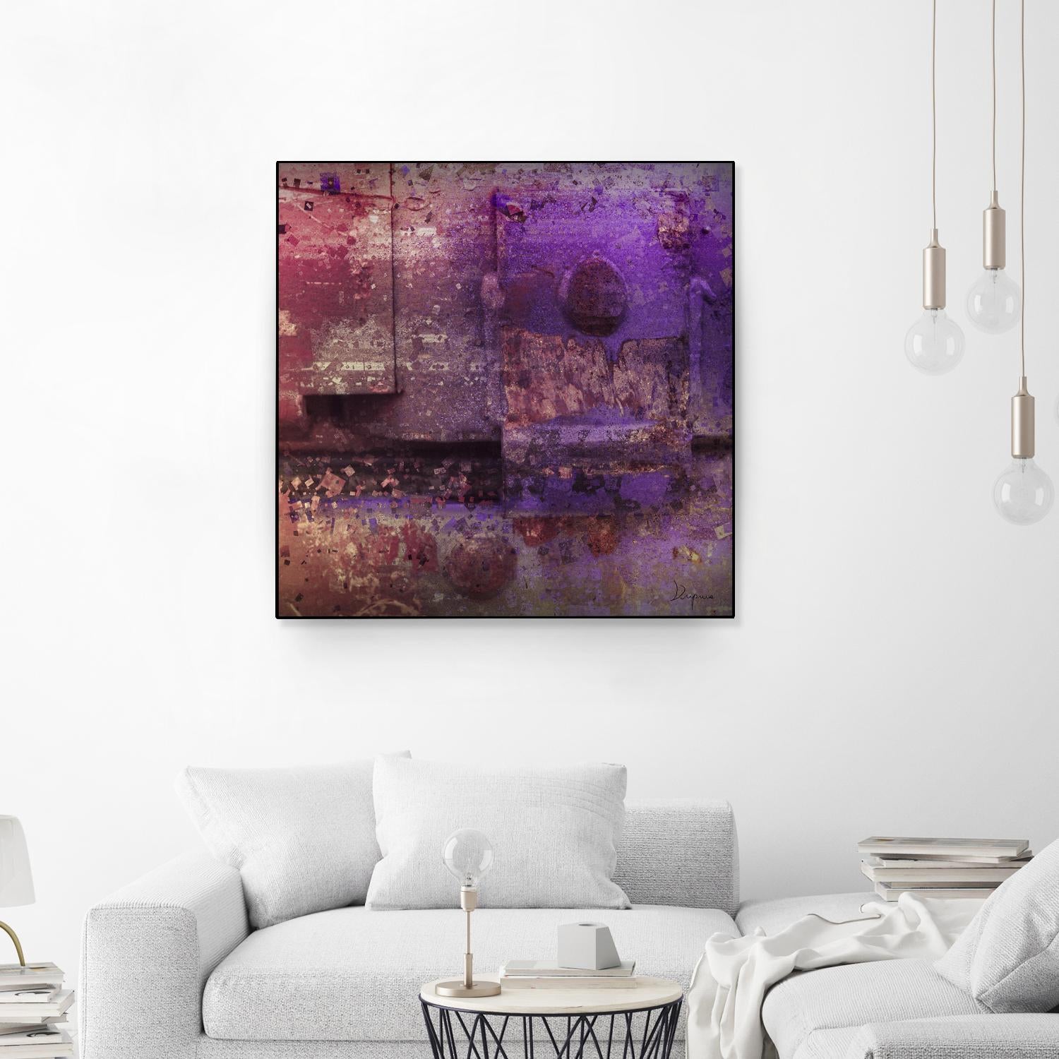 Mauve Désir VIII by Jean-François Dupuis on GIANT ART - pink abstract rust