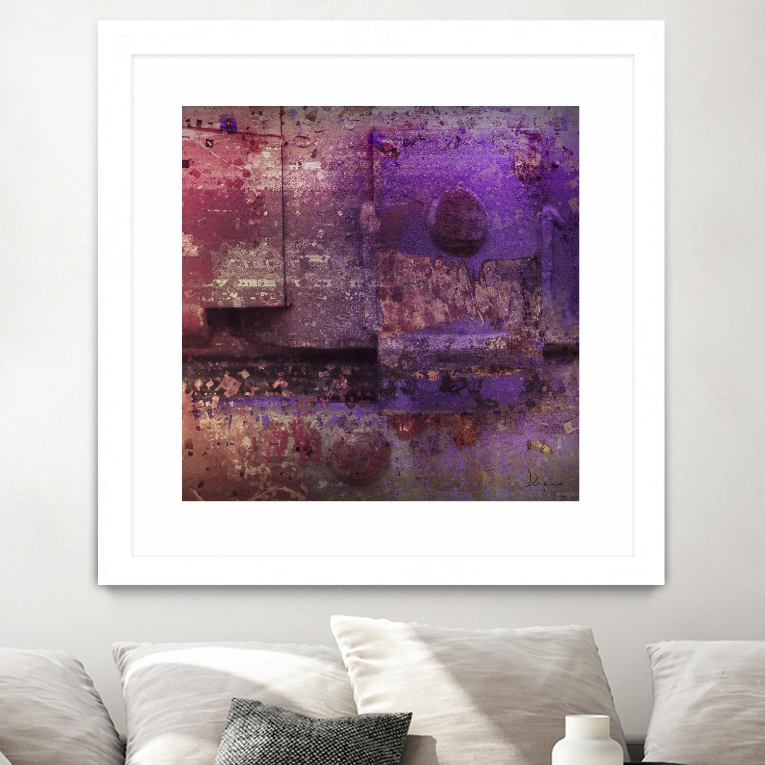 Mauve Désir VIII by Jean-François Dupuis on GIANT ART - pink abstract rust