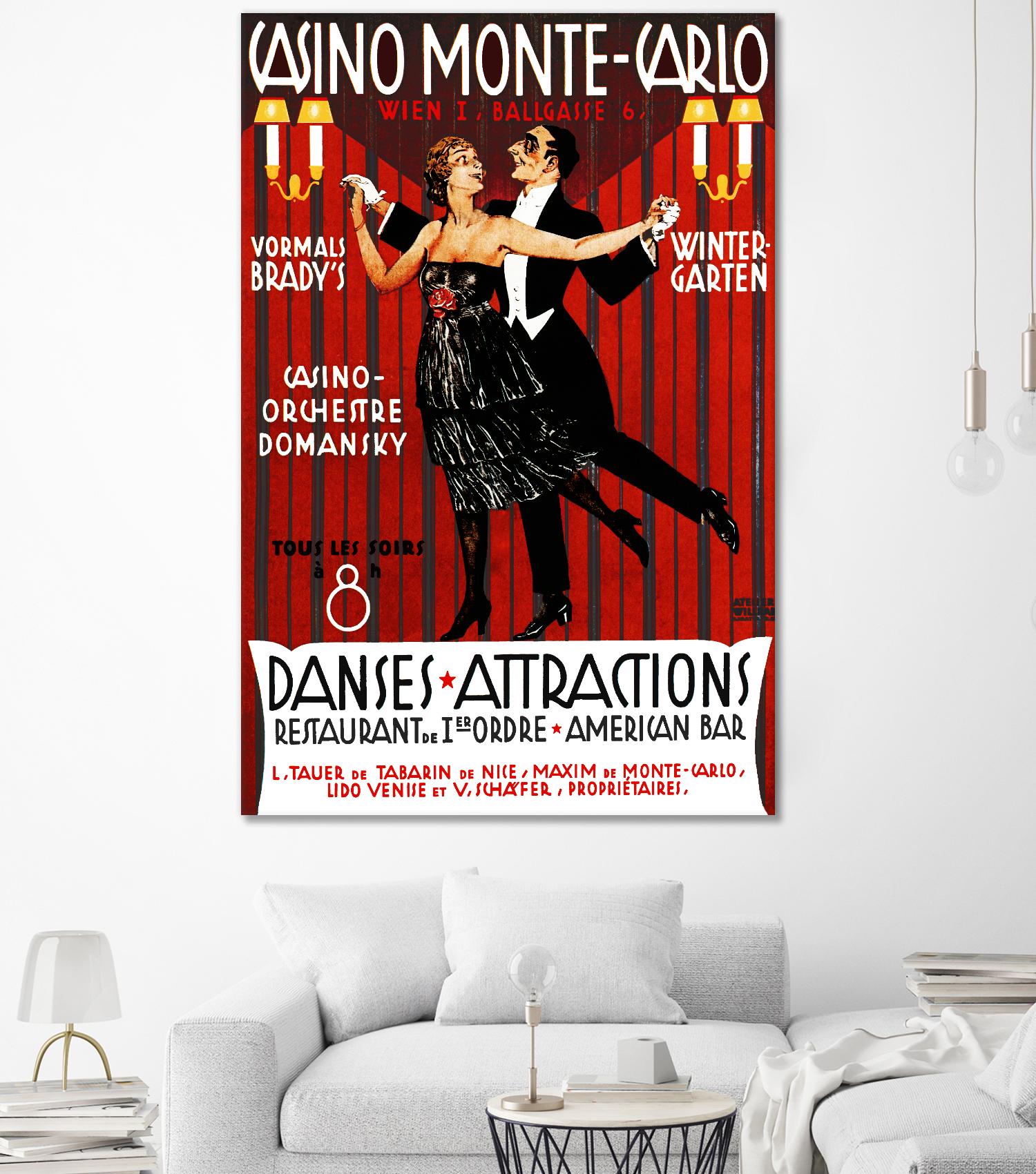 Casino Monte-Carlo by Archive on GIANT ART - black vintage