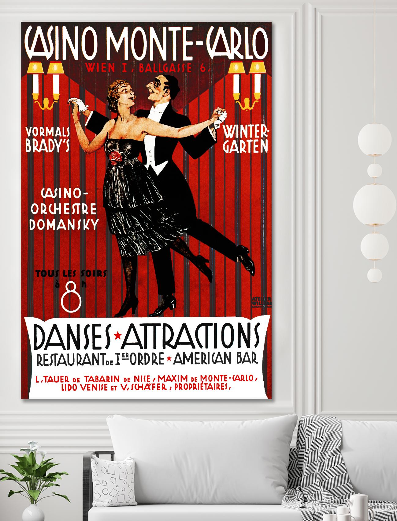 Casino Monte-Carlo by Archive on GIANT ART - black vintage