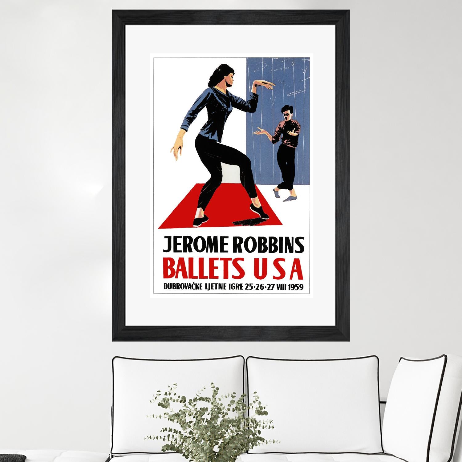 Ballets USA by Archive on GIANT ART - red vintage usa