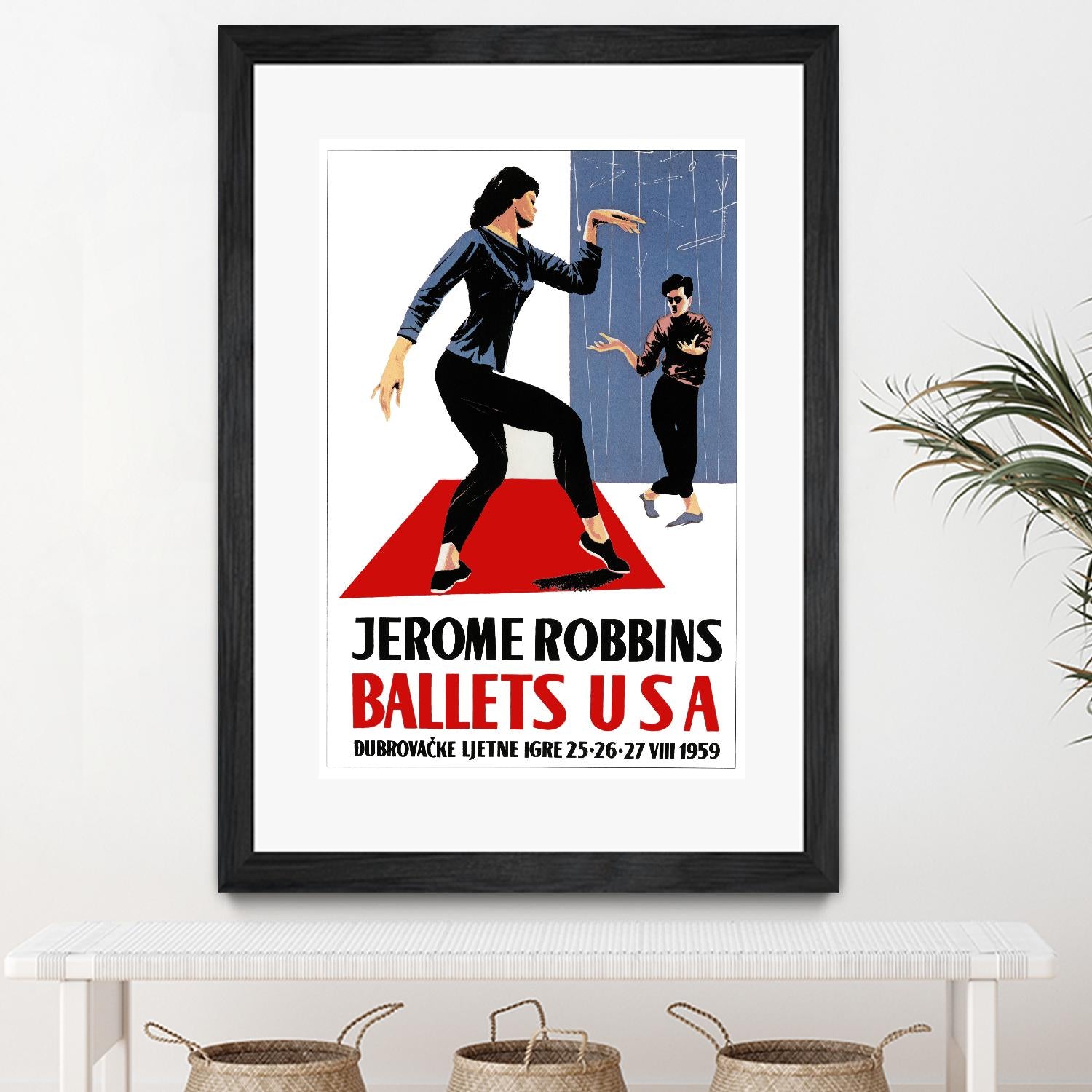 Ballets USA by Archive on GIANT ART - red vintage usa