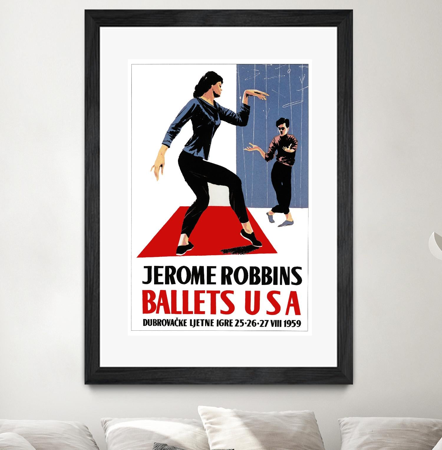 Ballets USA by Archive on GIANT ART - red vintage usa