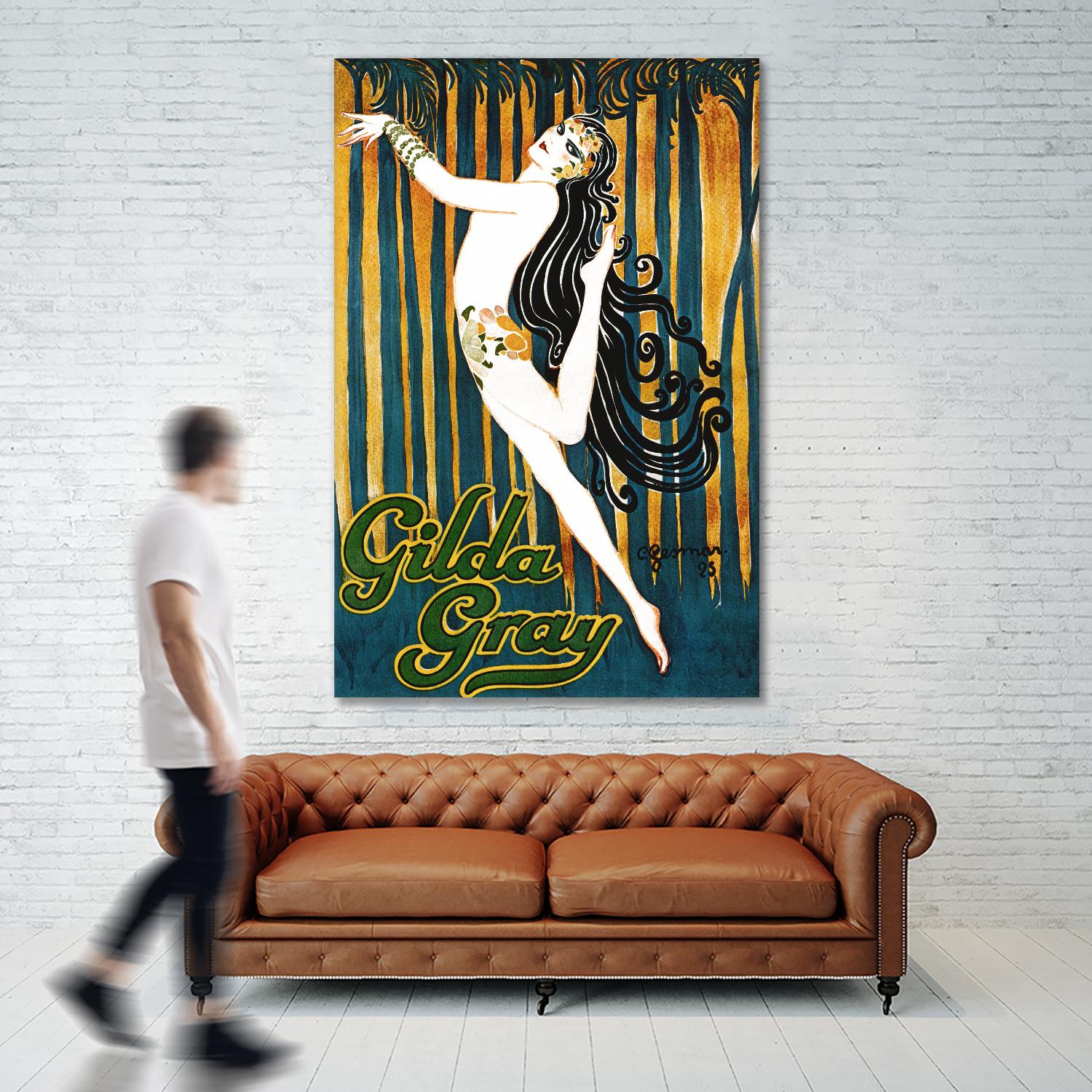 Gilda Gray by Archive on GIANT ART - yellow vintage