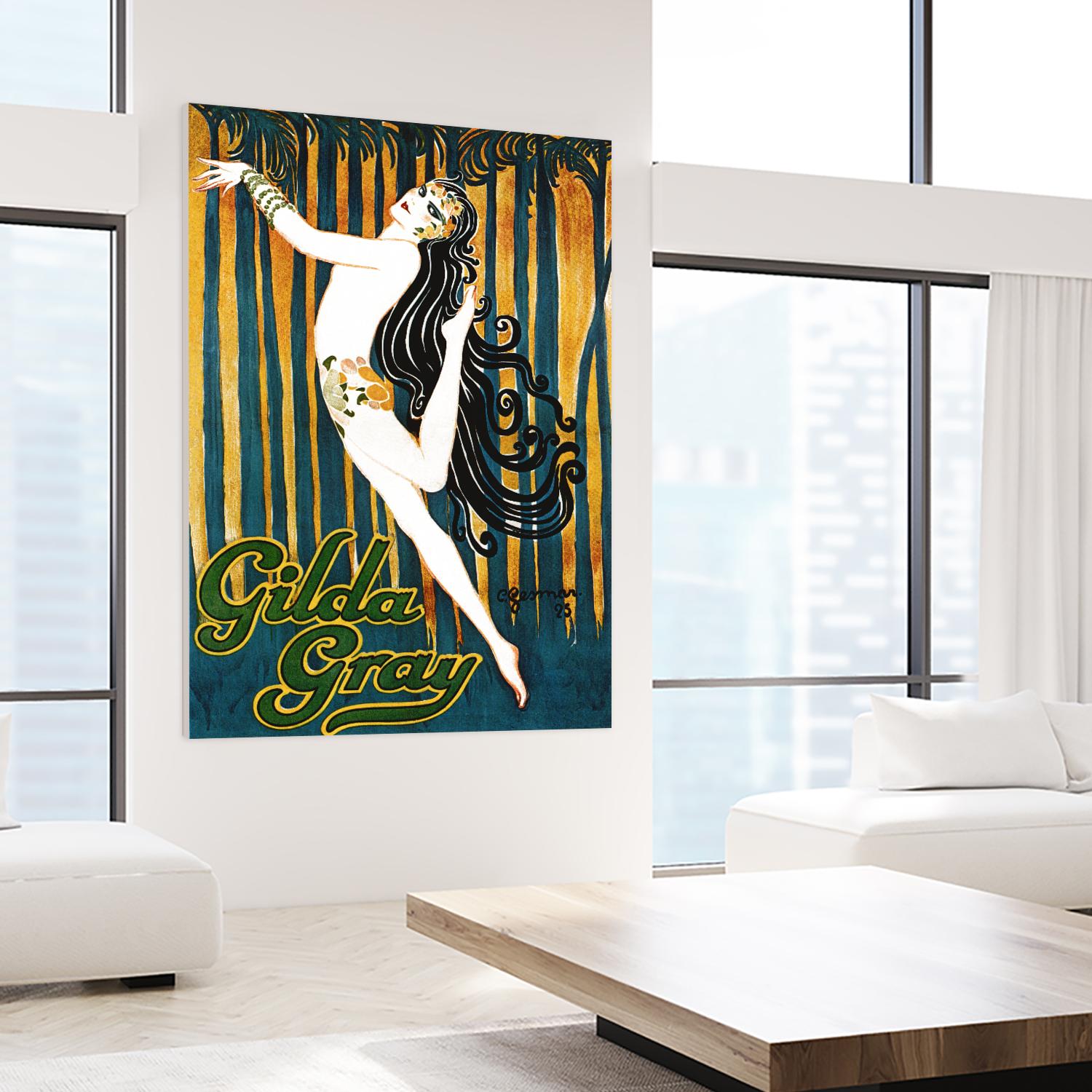 Gilda Gray by Archive on GIANT ART - yellow vintage