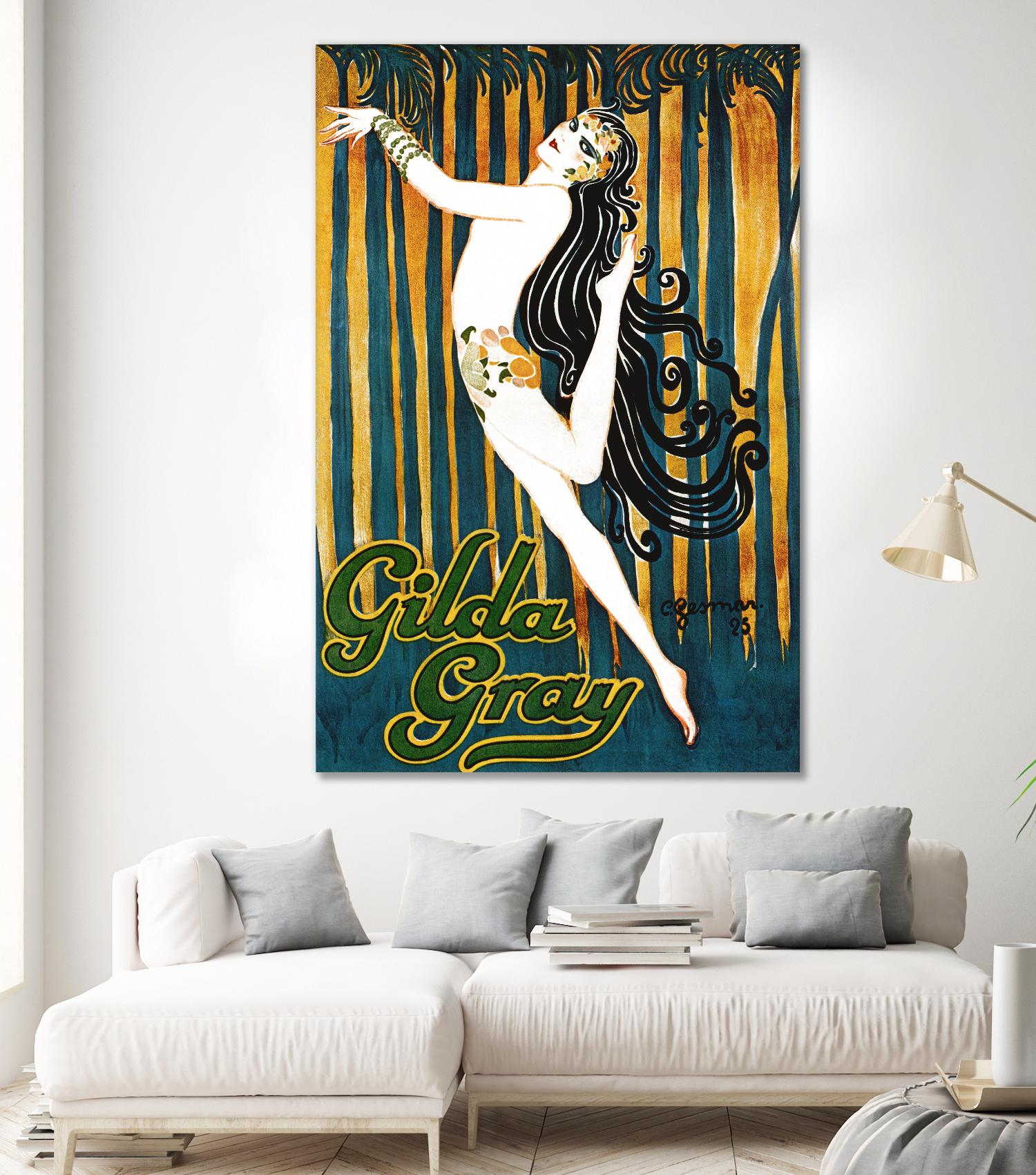 Gilda Gray by Archive on GIANT ART - yellow vintage