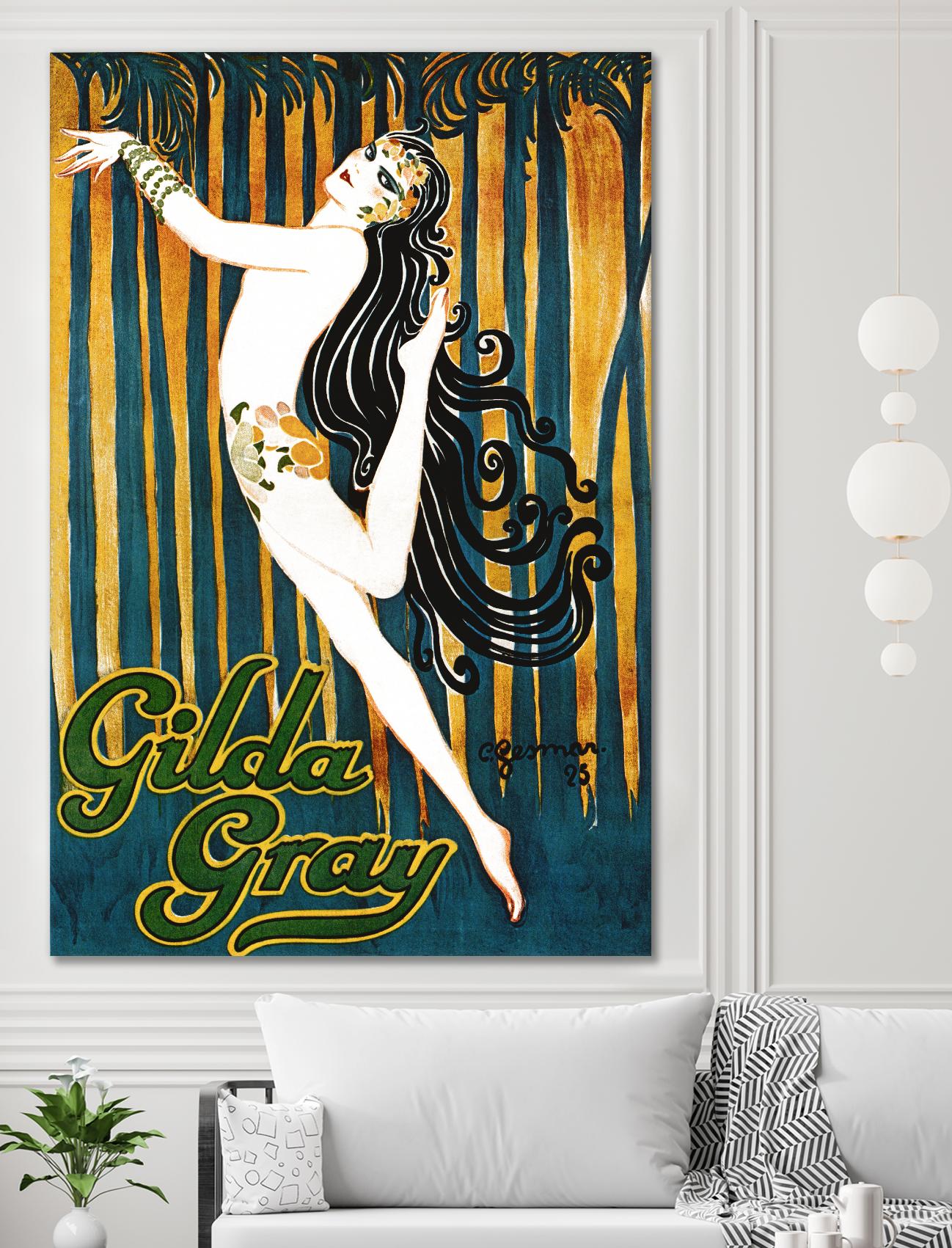 Gilda Gray by Archive on GIANT ART - yellow vintage