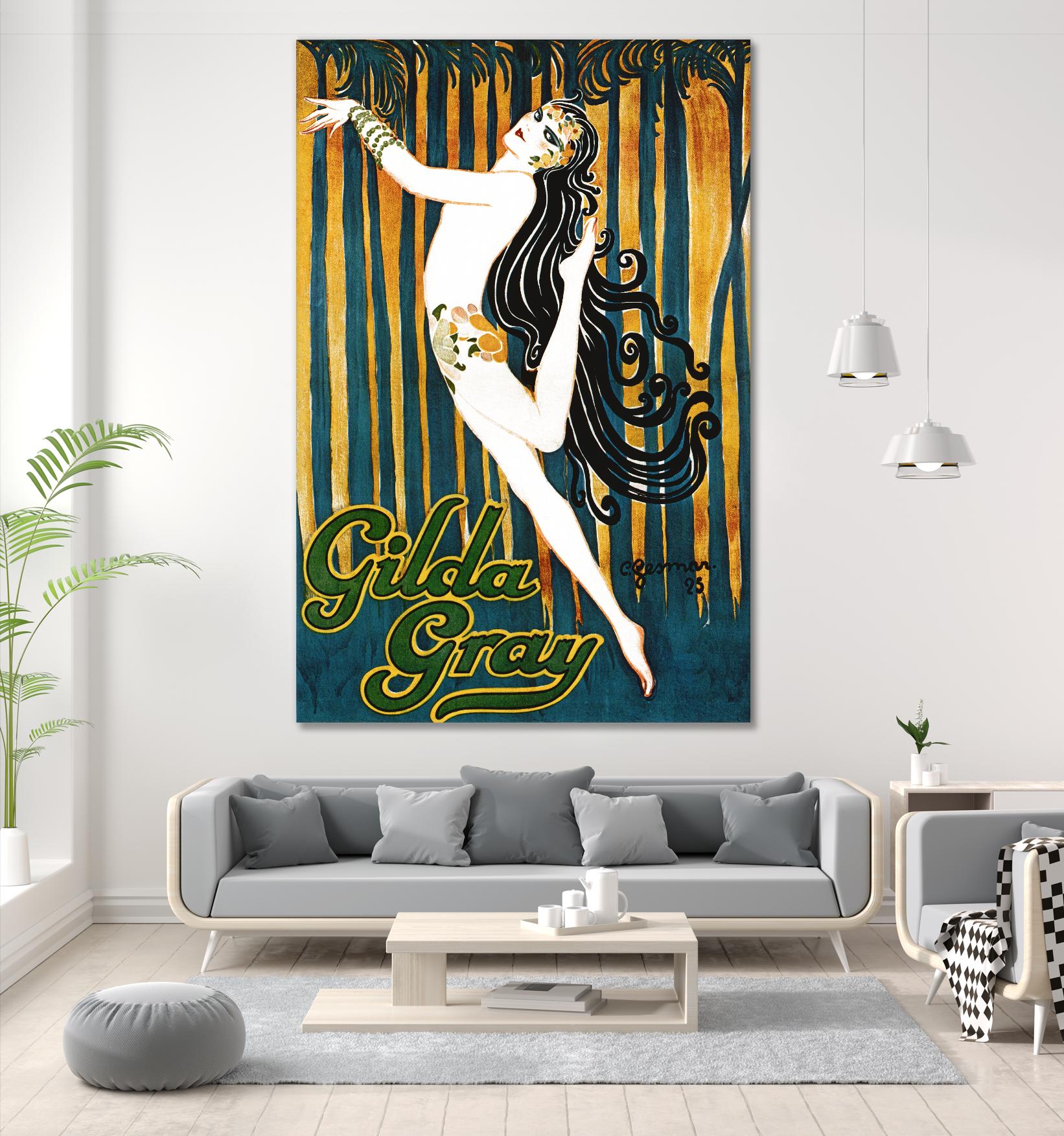 Gilda Gray by Archive on GIANT ART - yellow vintage
