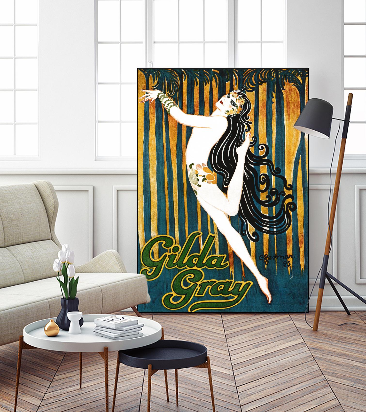 Gilda Gray by Archive on GIANT ART - yellow vintage