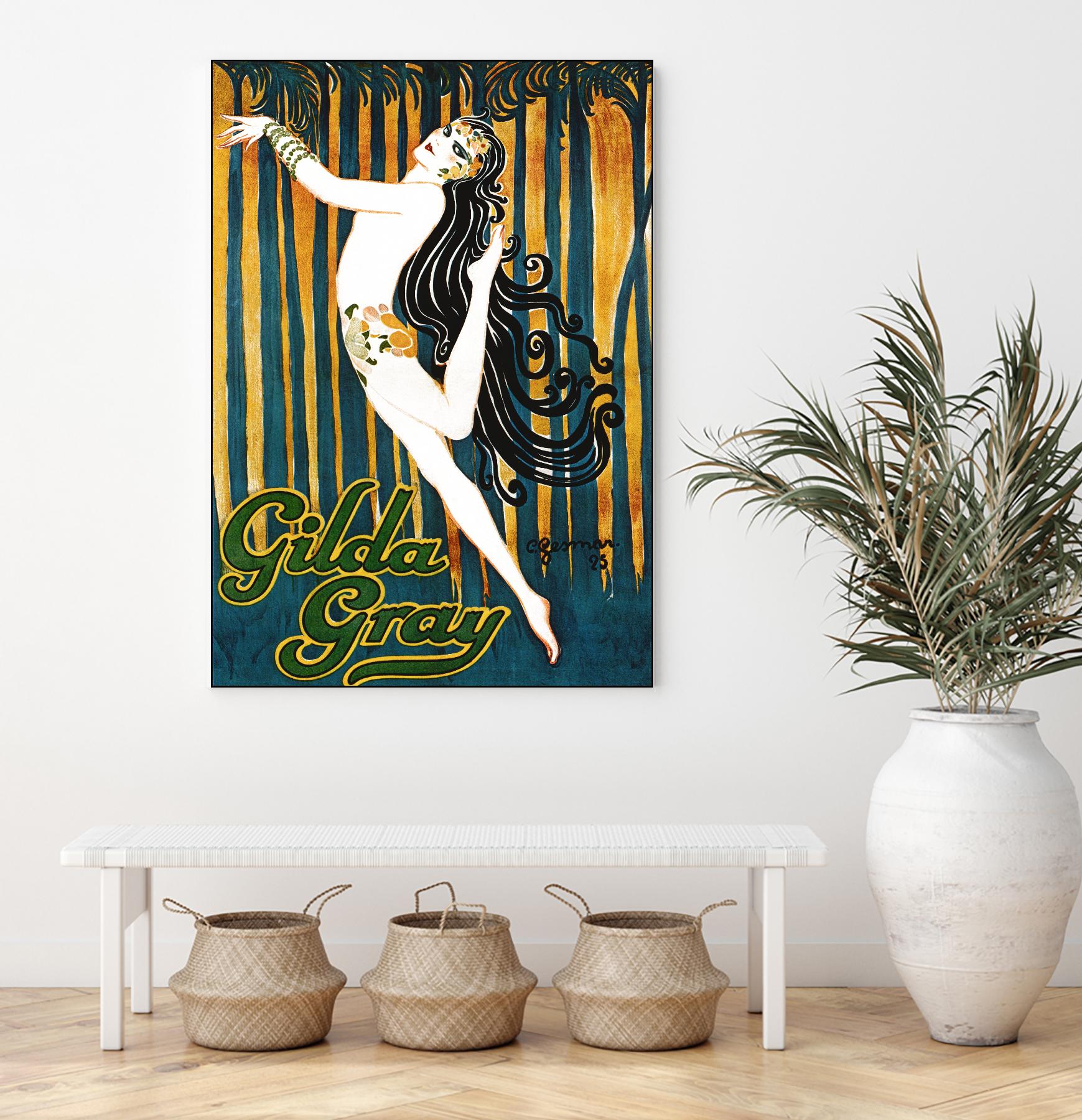 Gilda Gray by Archive on GIANT ART - yellow vintage