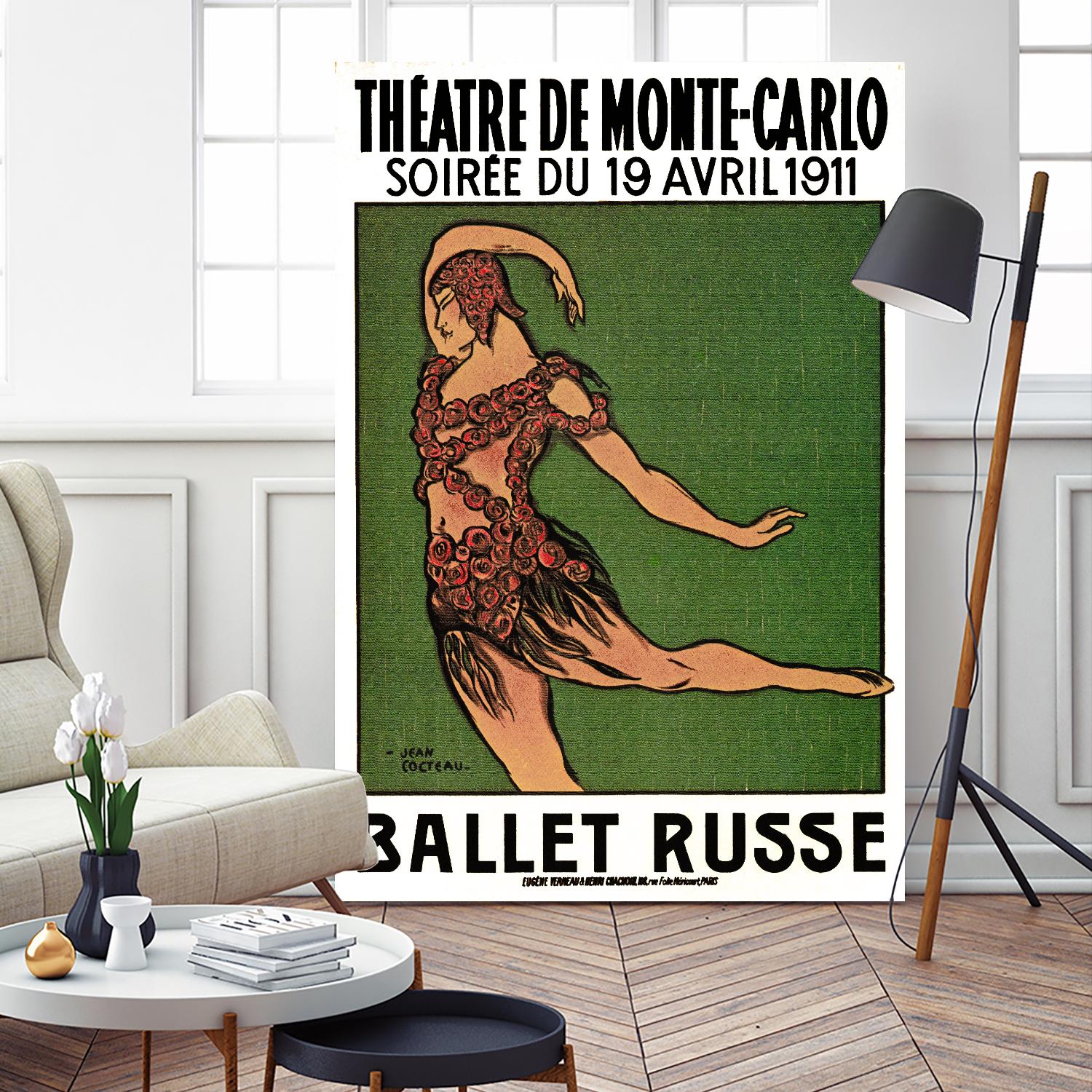 Ballet Russe by Archive on GIANT ART - white vintage