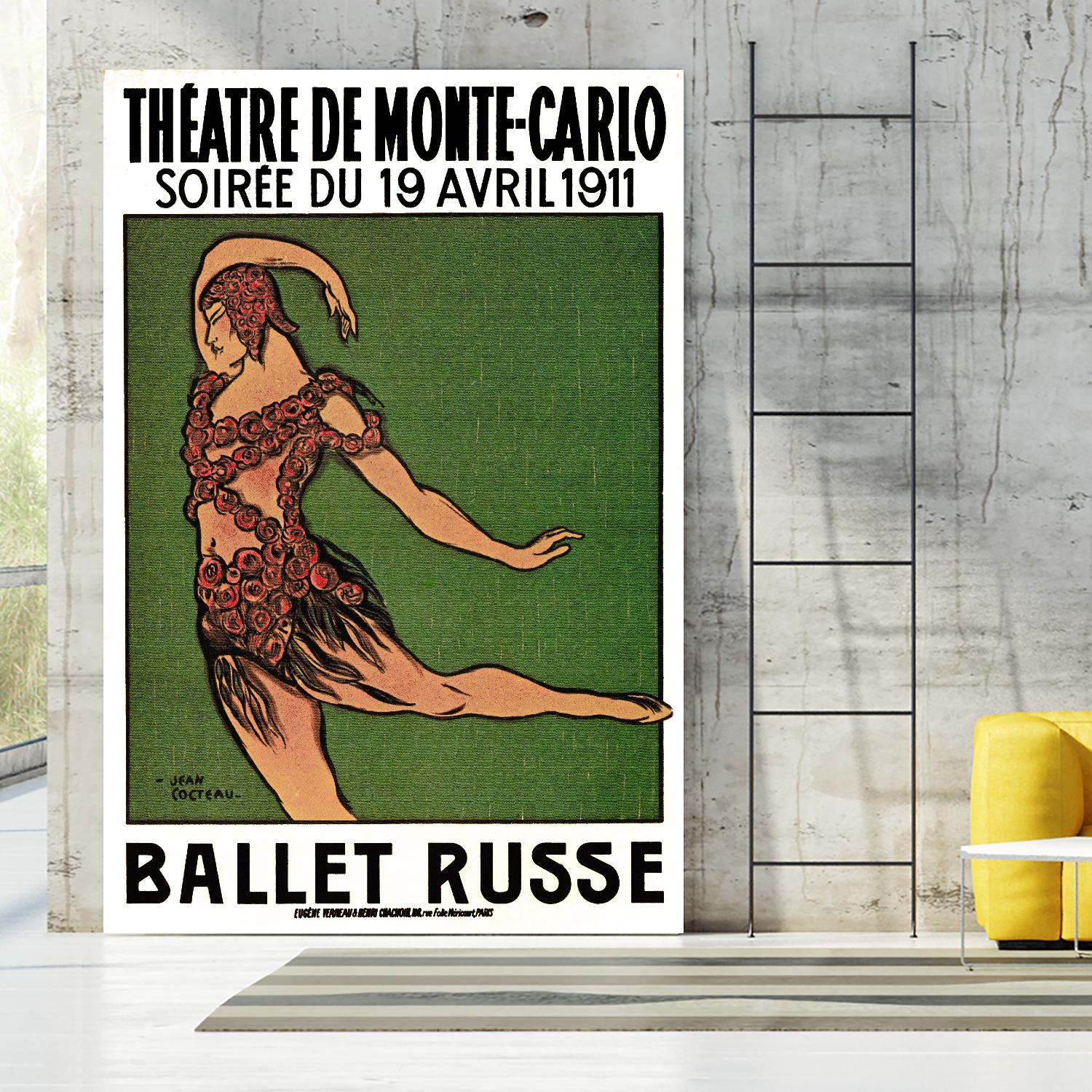 Ballet Russe by Archive on GIANT ART - white vintage