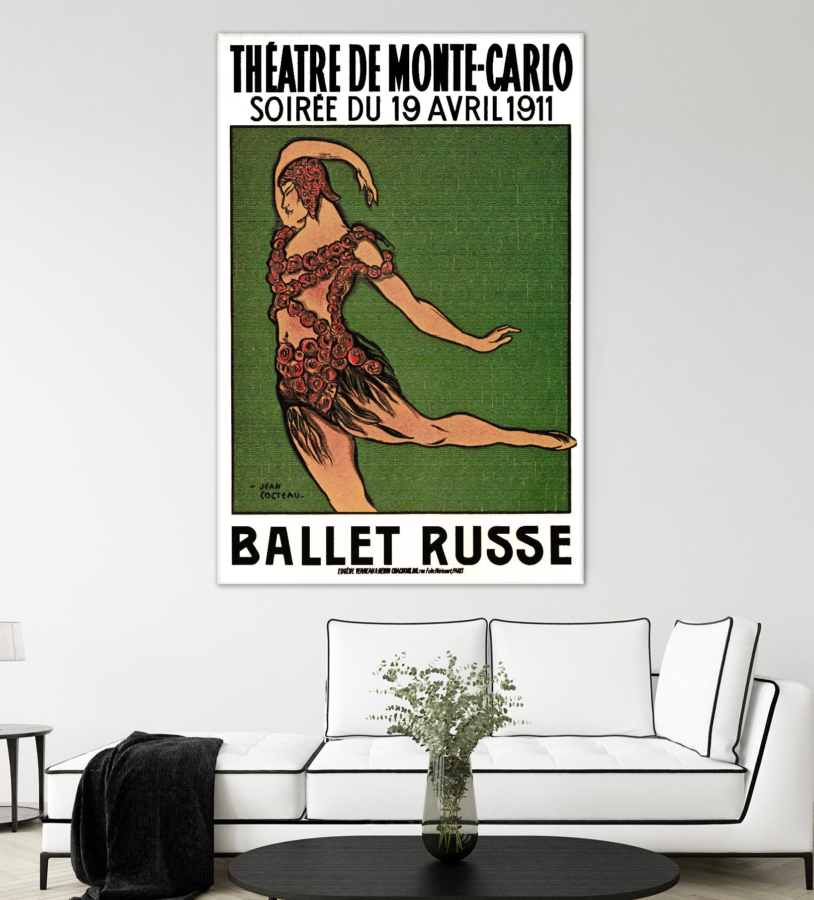 Ballet Russe by Archive on GIANT ART - white vintage