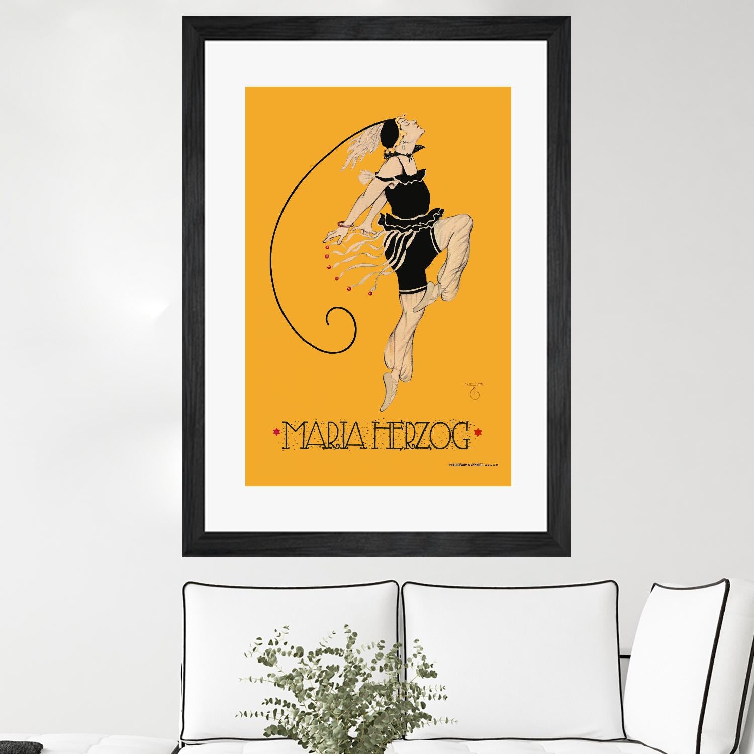 Maria Herzog by Archive on GIANT ART - black vintage dancer