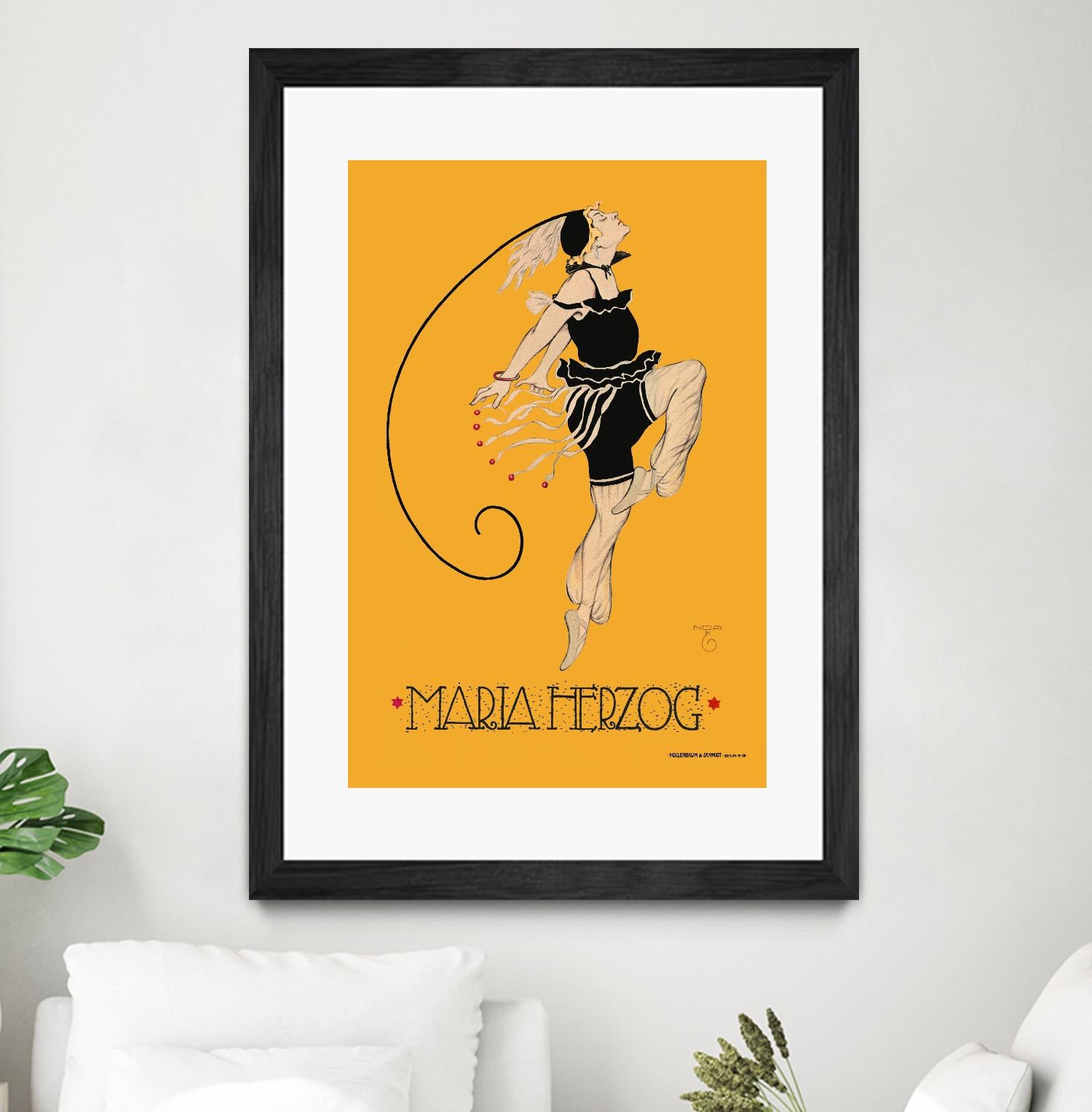 Maria Herzog by Archive on GIANT ART - black vintage dancer