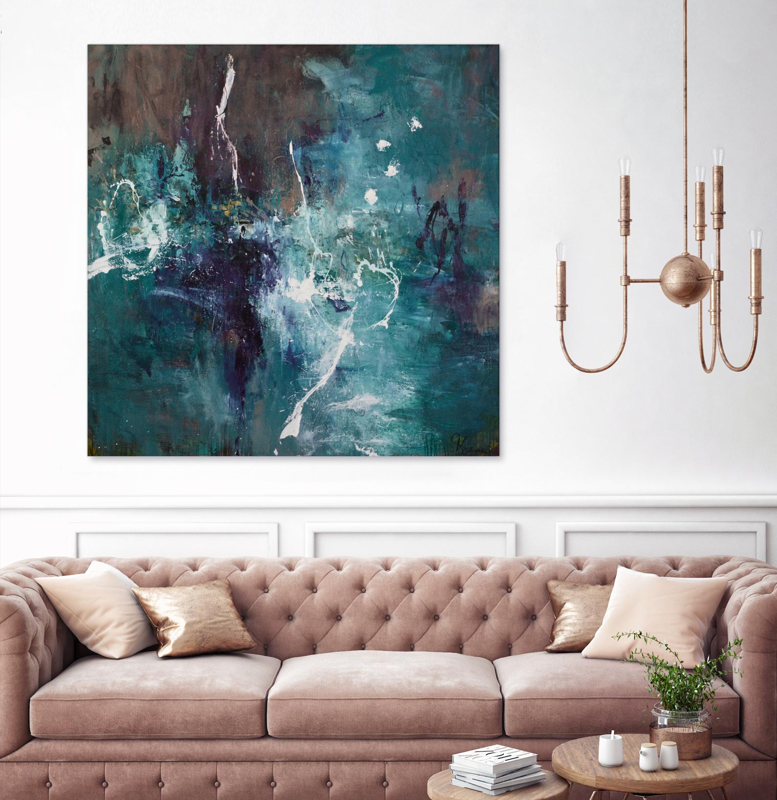 New Emergence by Doris Savard on GIANT ART - blue abstract