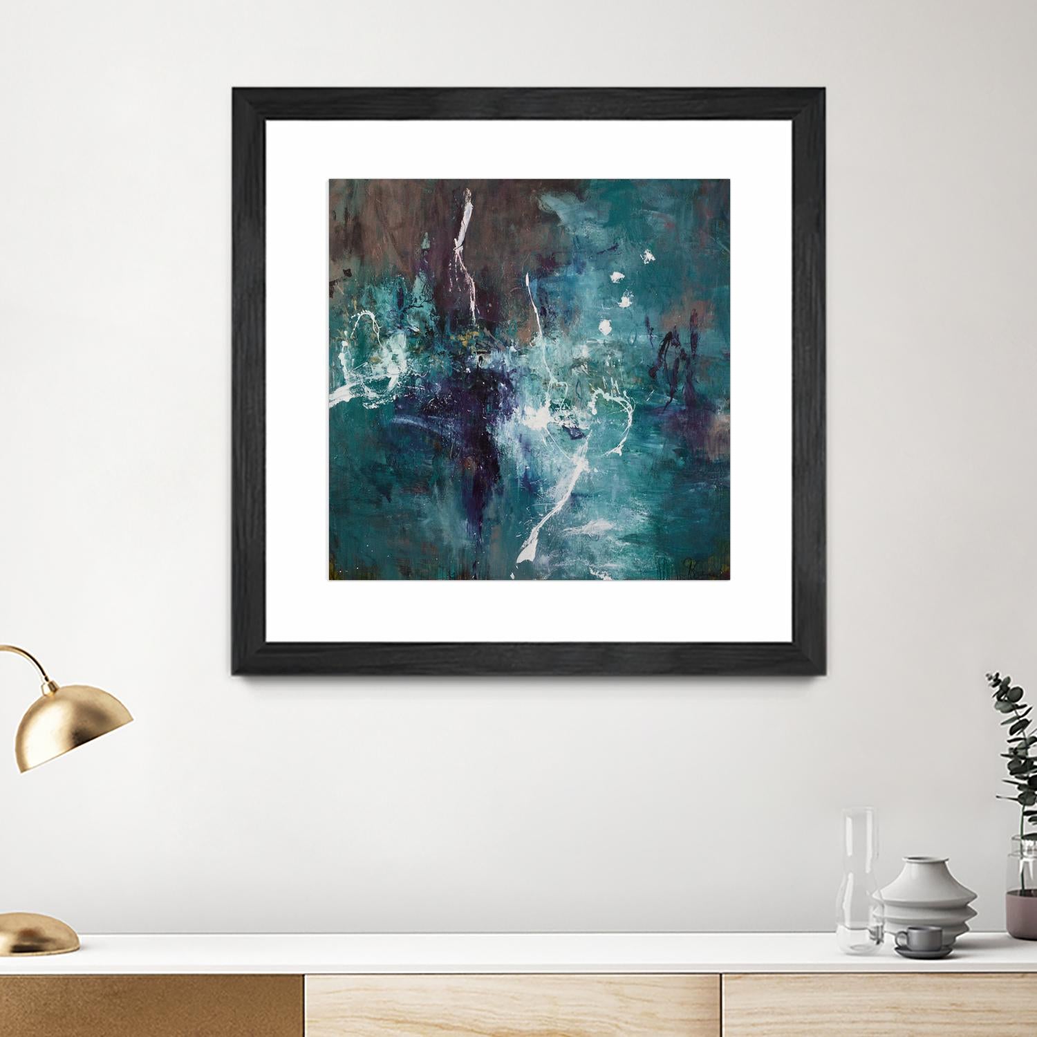 New Emergence by Doris Savard on GIANT ART - blue abstract