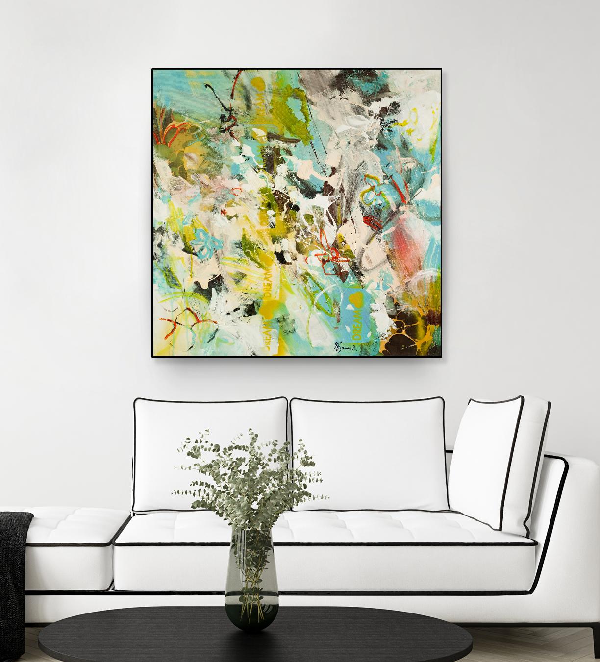 Sweet Dream I by Doris Savard on GIANT ART - pink abstract