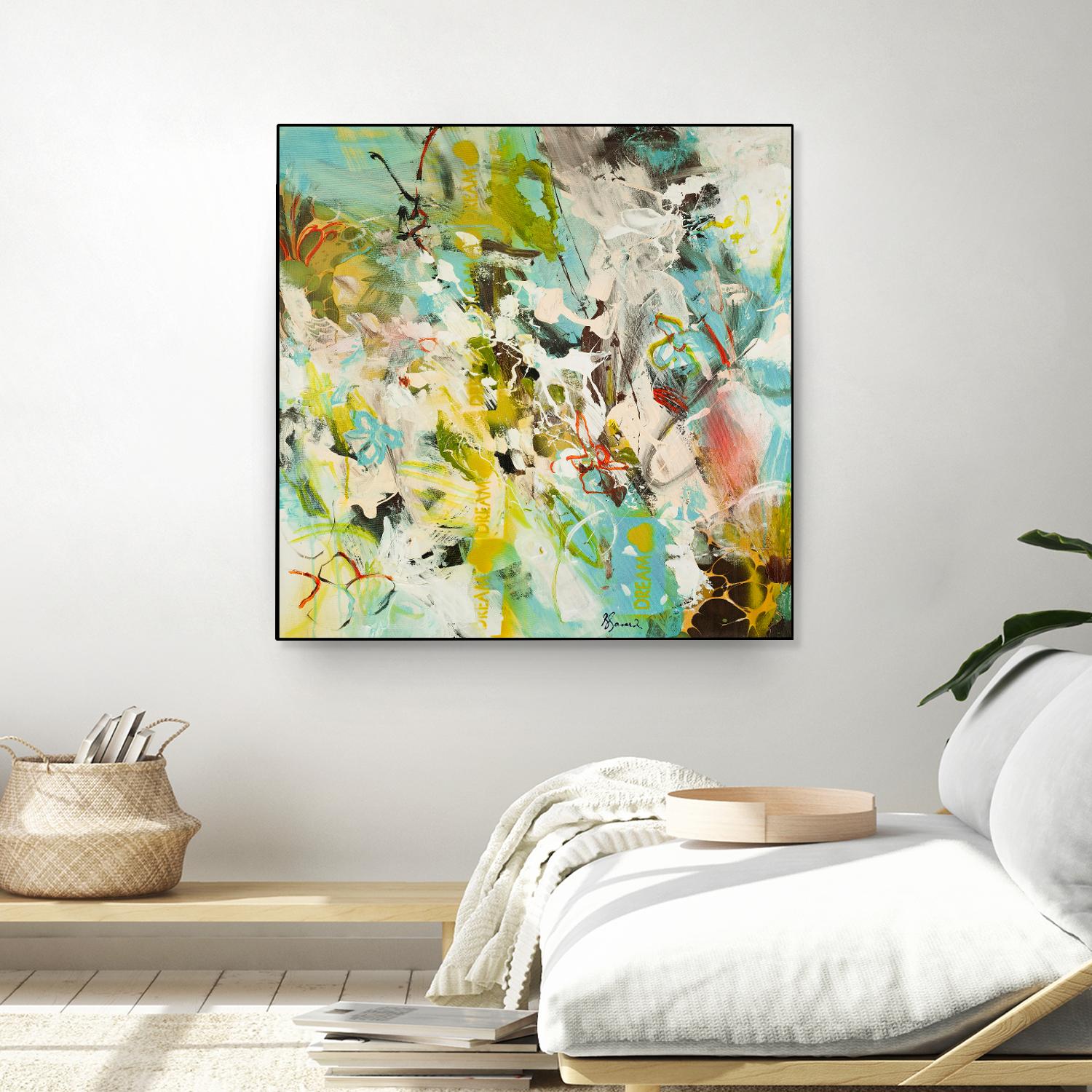 Sweet Dream I by Doris Savard on GIANT ART - pink abstract