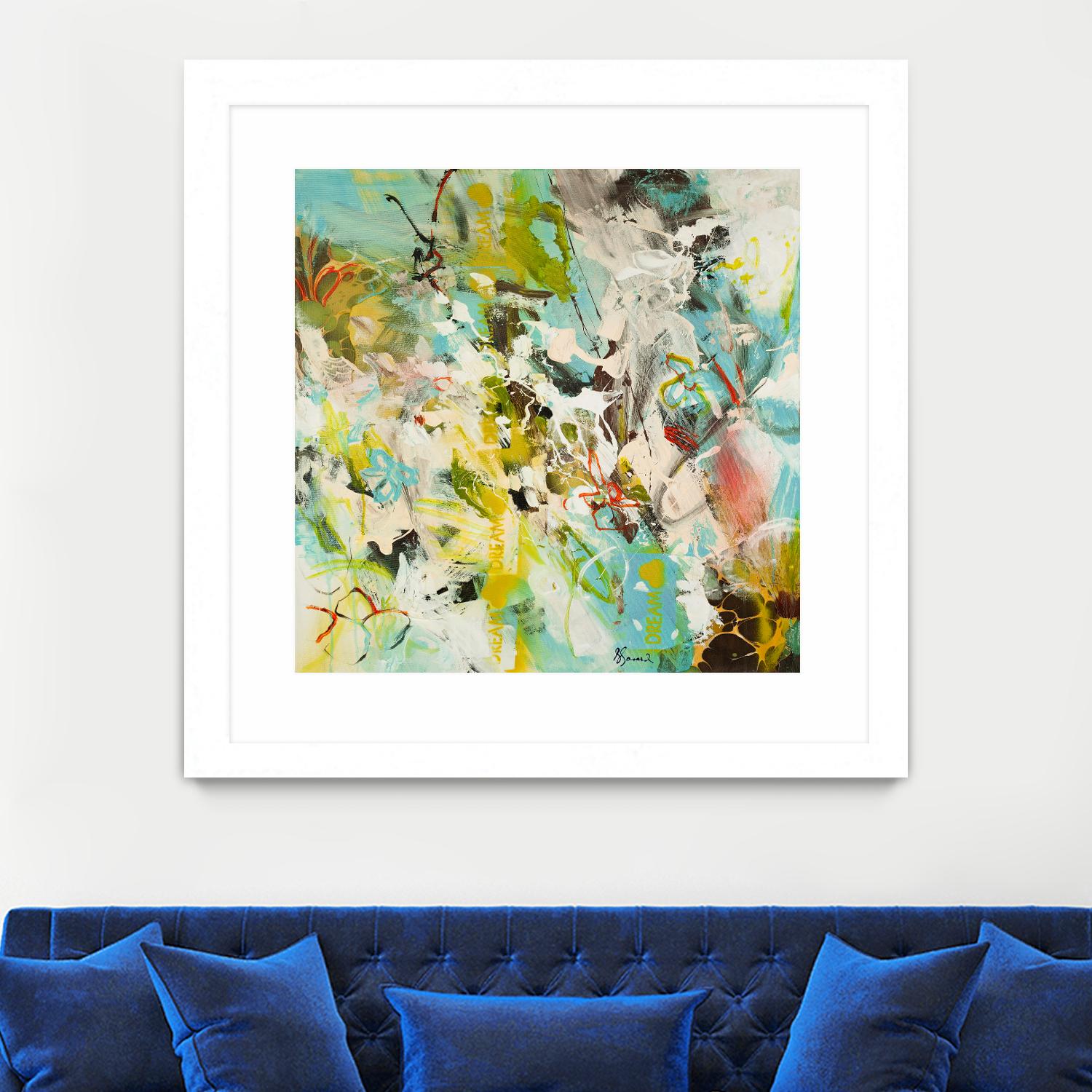 Sweet Dream I by Doris Savard on GIANT ART - pink abstract