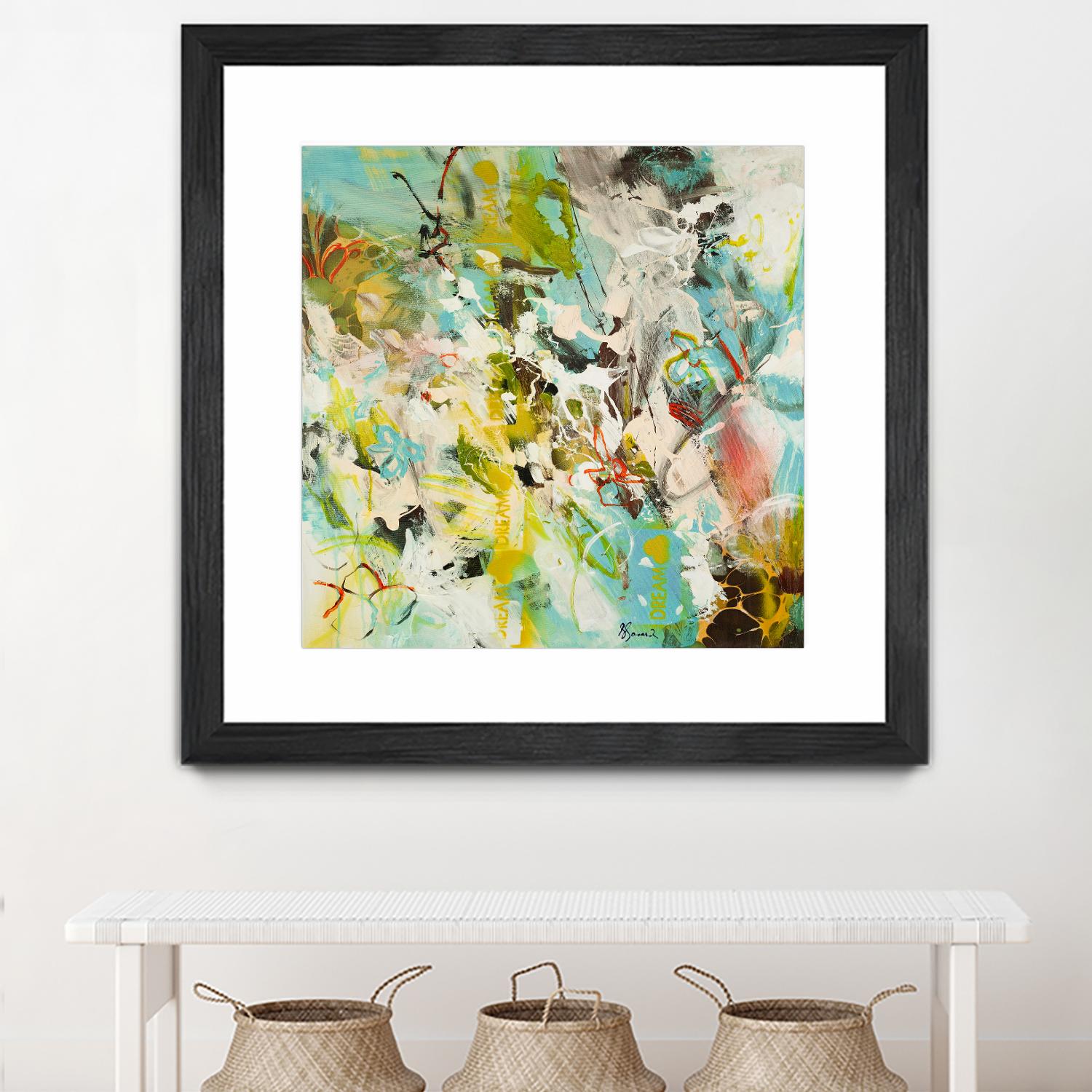 Sweet Dream I by Doris Savard on GIANT ART - pink abstract