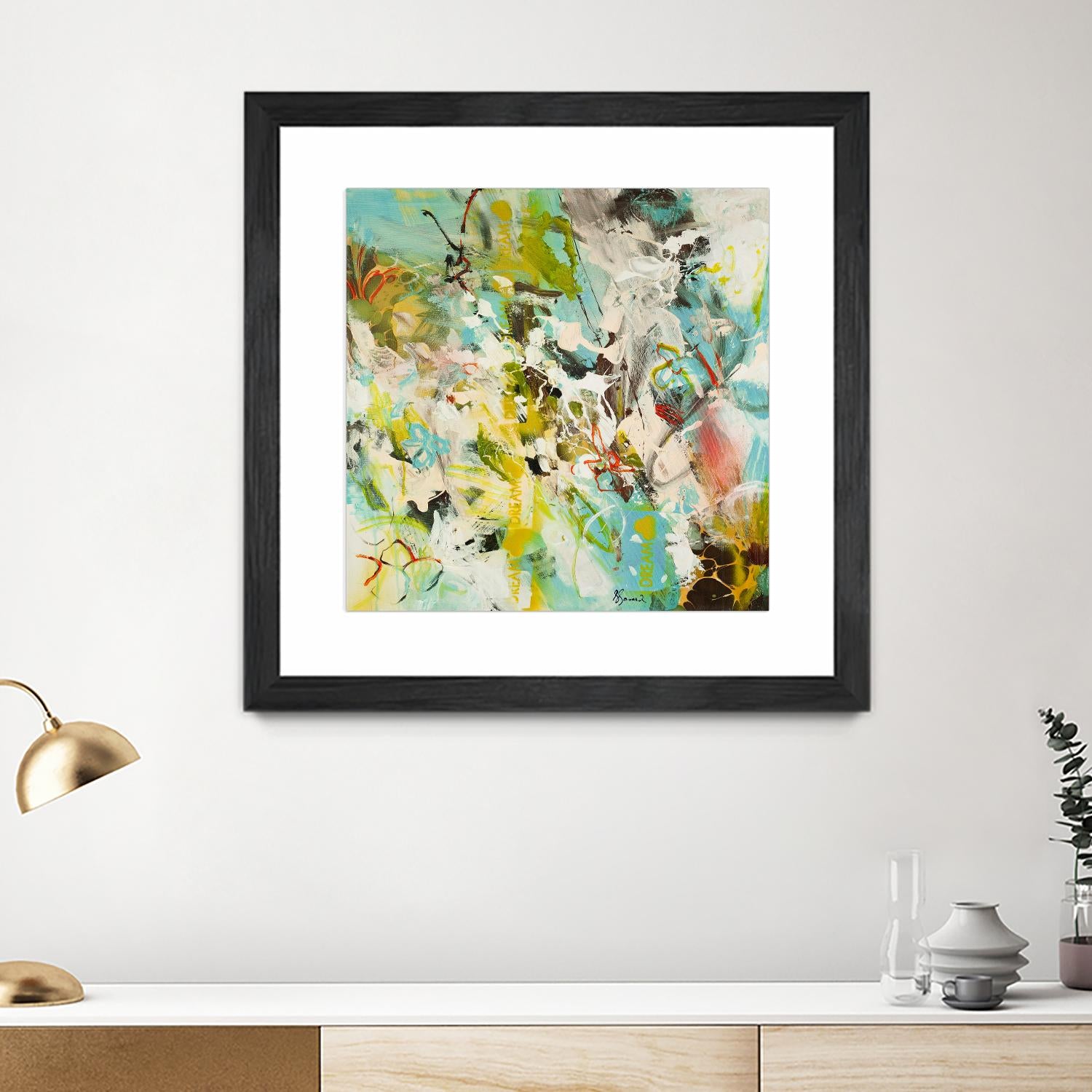 Sweet Dream I by Doris Savard on GIANT ART - pink abstract