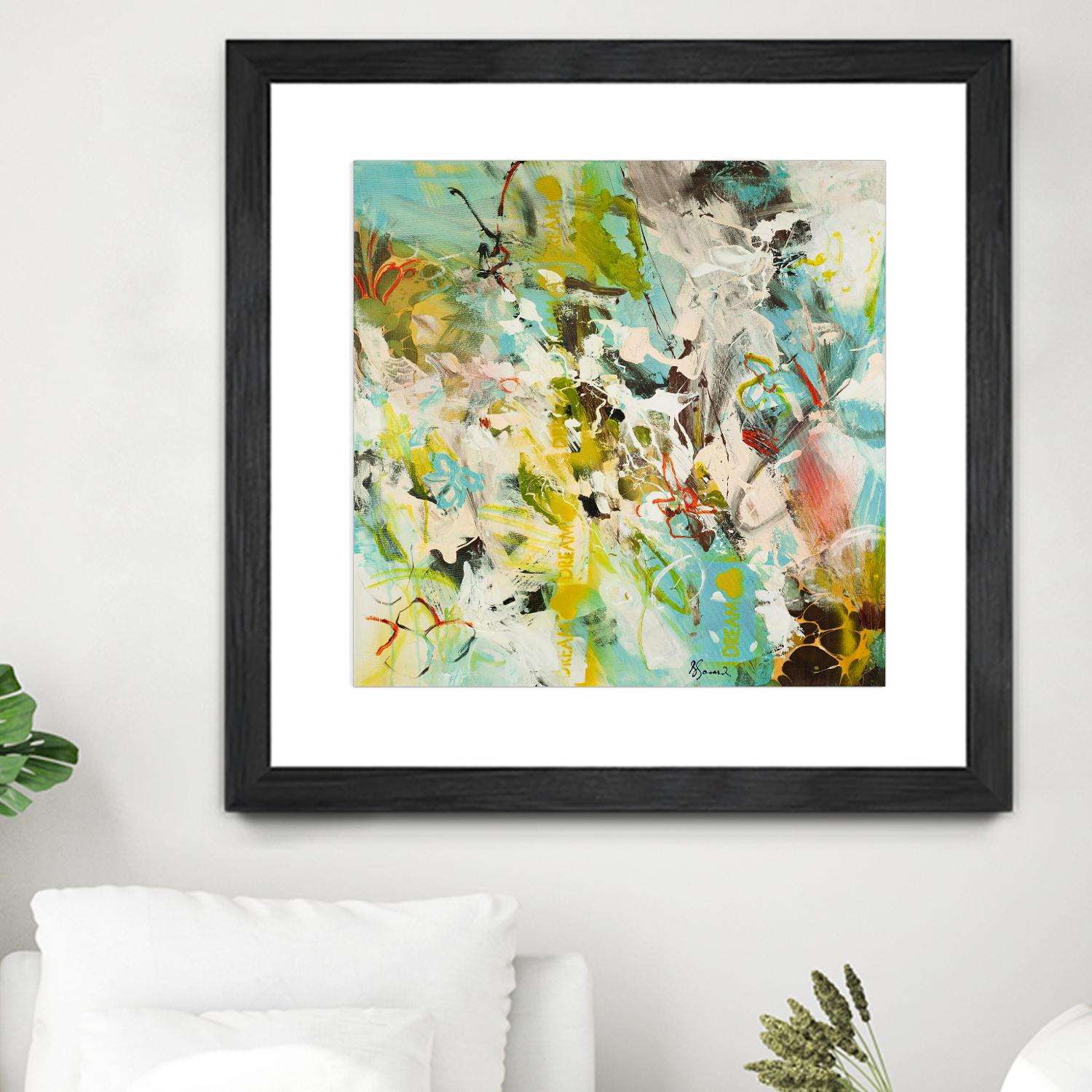 Sweet Dream I by Doris Savard on GIANT ART - pink abstract