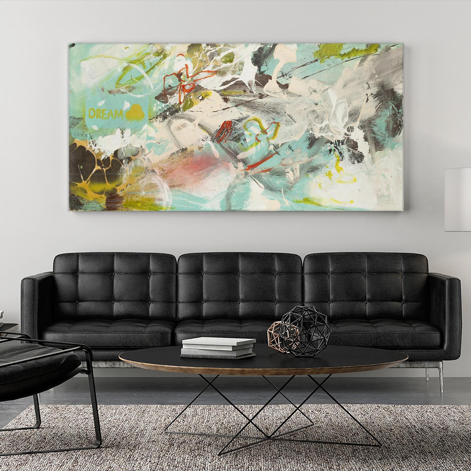 Dream Dream II by Doris Savard on GIANT ART - pink abstract