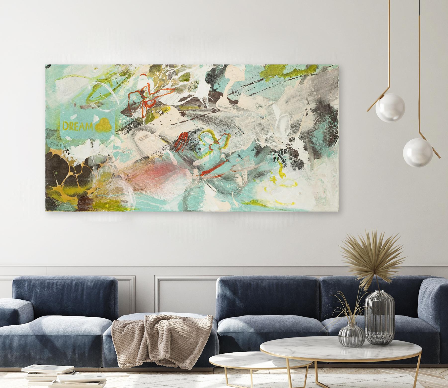 Dream Dream II by Doris Savard on GIANT ART - pink abstract