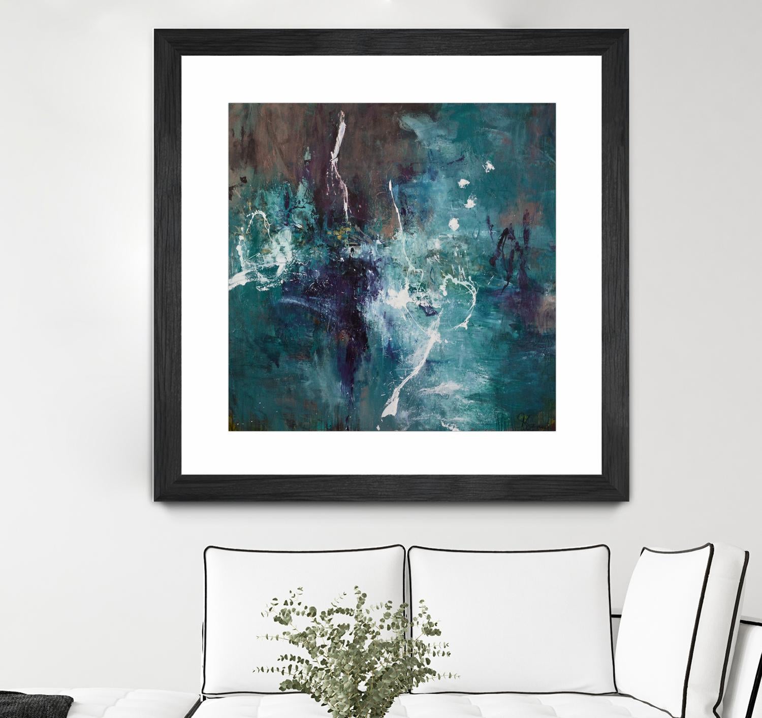 New Emergence by Doris Savard on GIANT ART - blue abstract