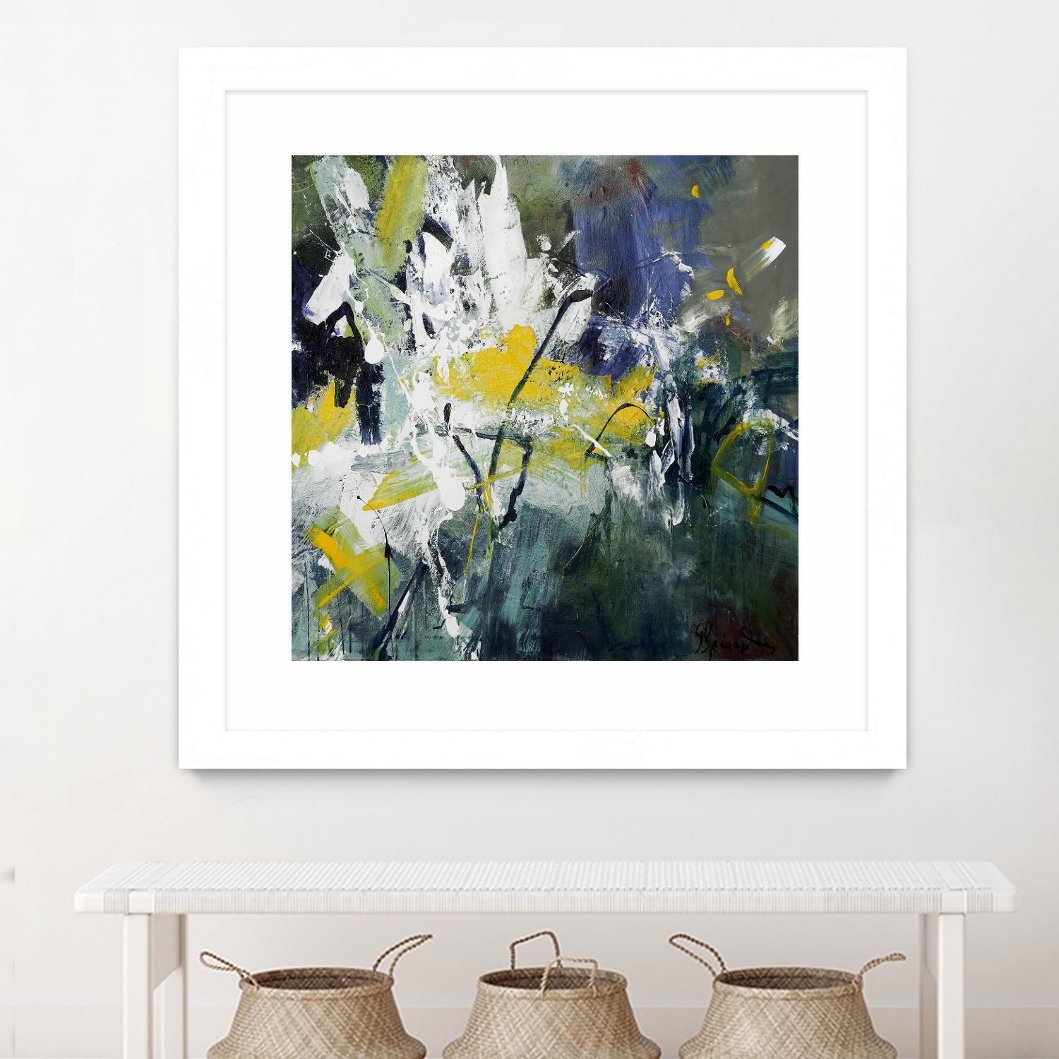 New Sparkle by Doris Savard on GIANT ART - green abstract