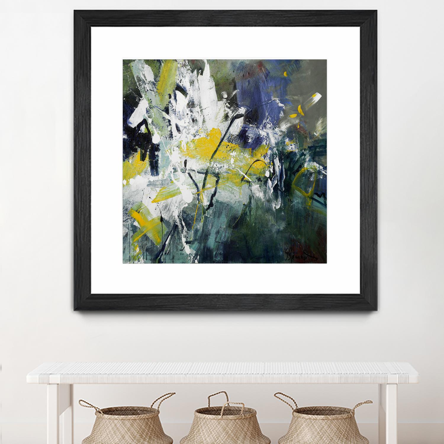 New Sparkle by Doris Savard on GIANT ART - green abstract