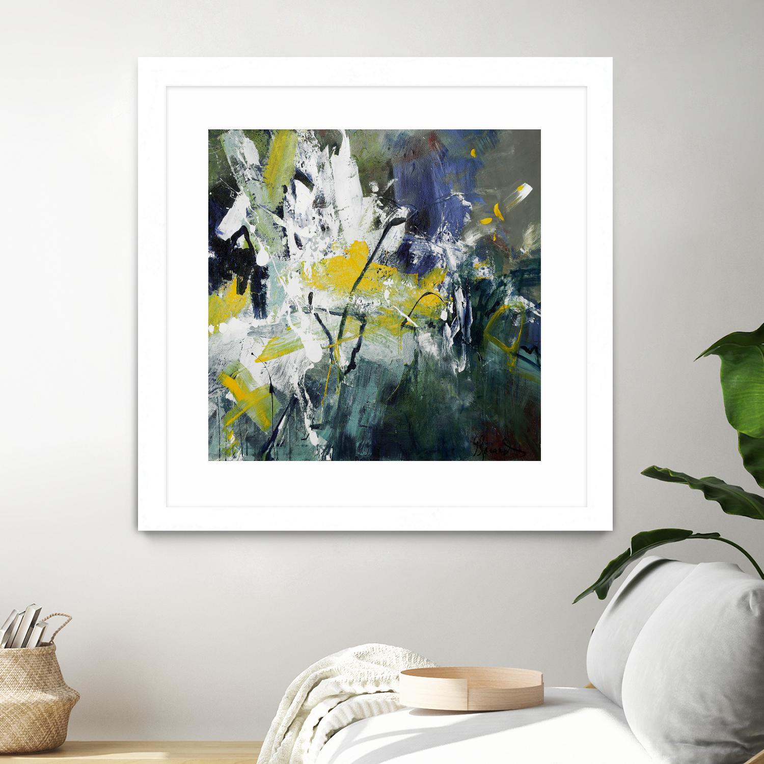 New Sparkle by Doris Savard on GIANT ART - green abstract