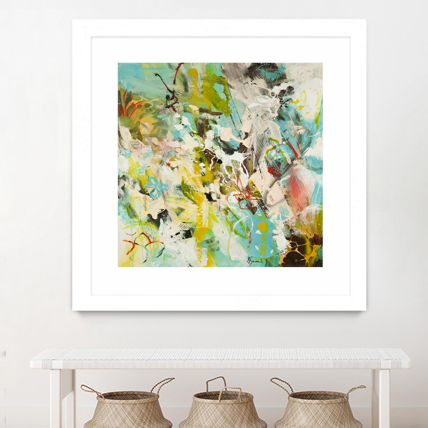 Sweet Dream I by Doris Savard on GIANT ART - pink abstract