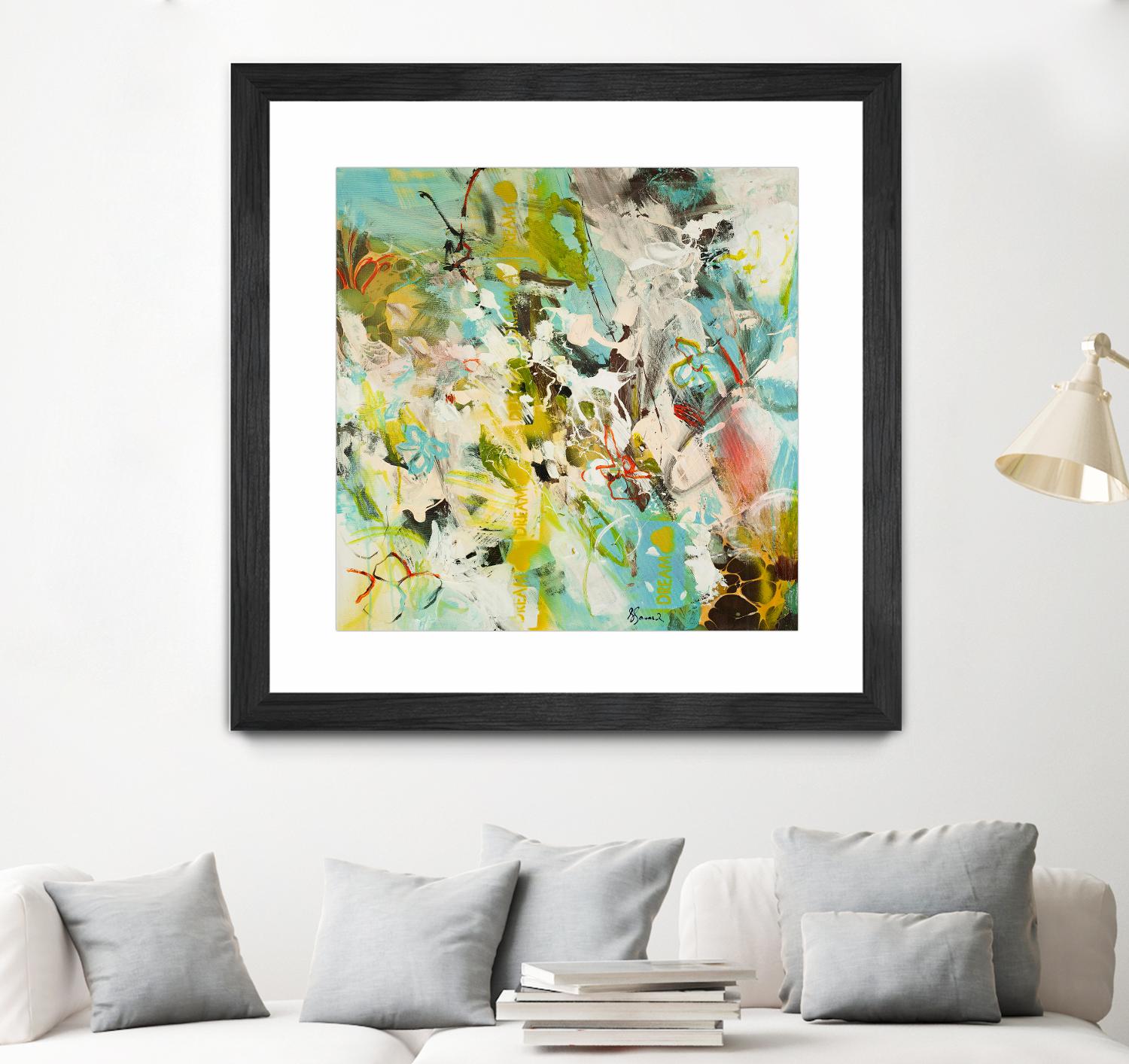 Sweet Dream I by Doris Savard on GIANT ART - pink abstract