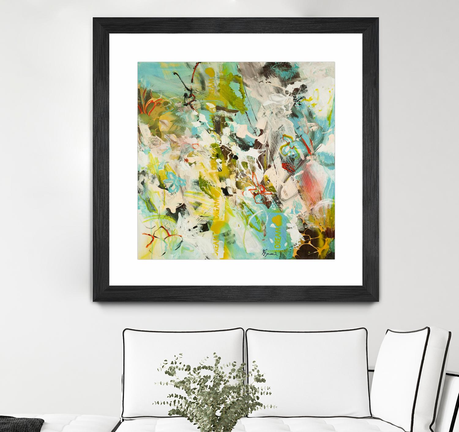 Sweet Dream I by Doris Savard on GIANT ART - pink abstract