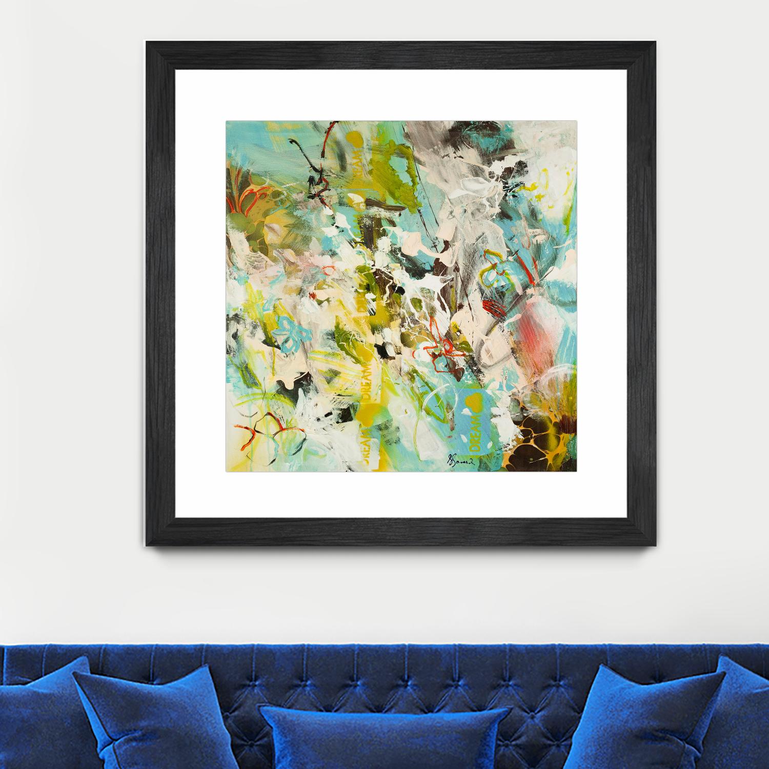 Sweet Dream I by Doris Savard on GIANT ART - pink abstract