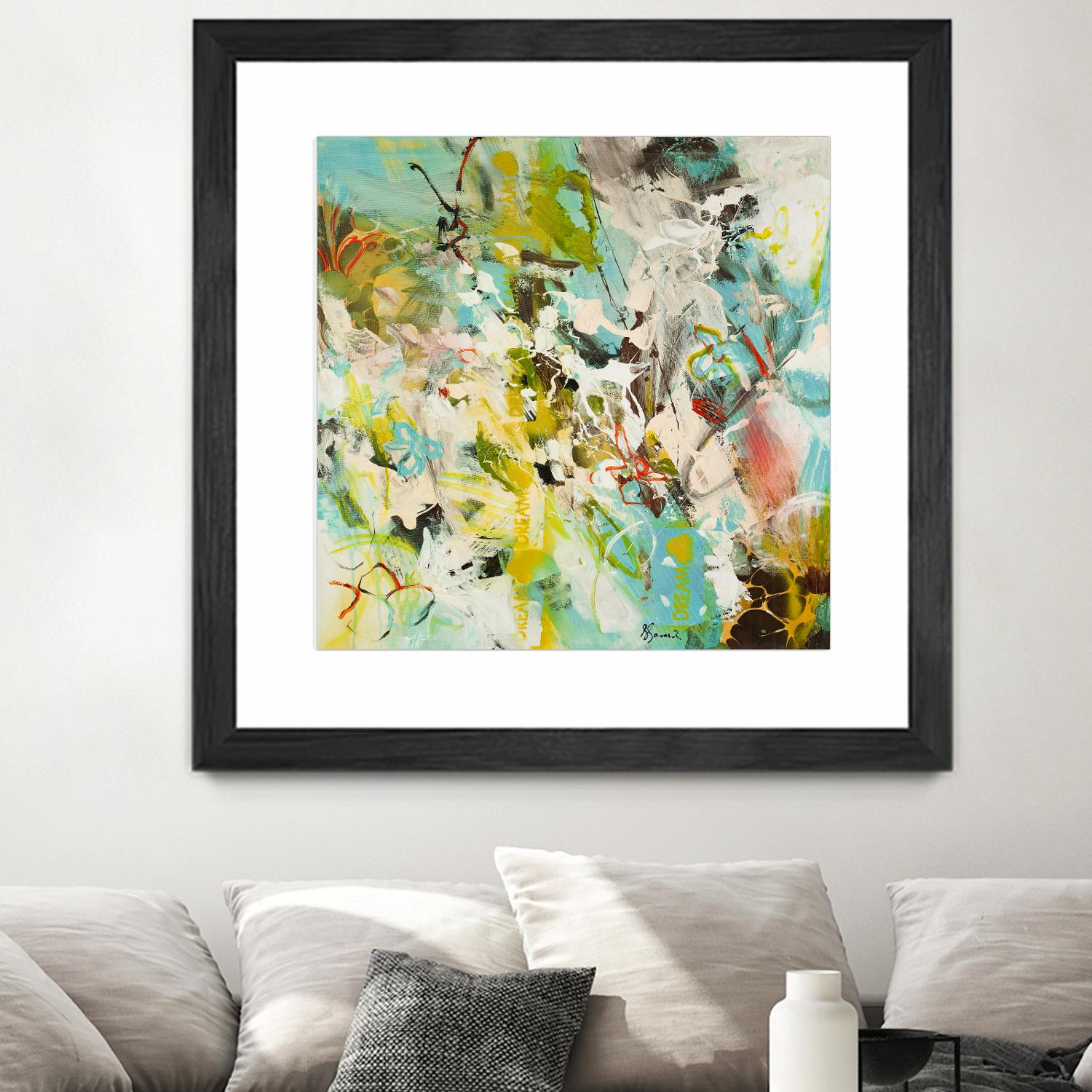 Sweet Dream I by Doris Savard on GIANT ART - pink abstract