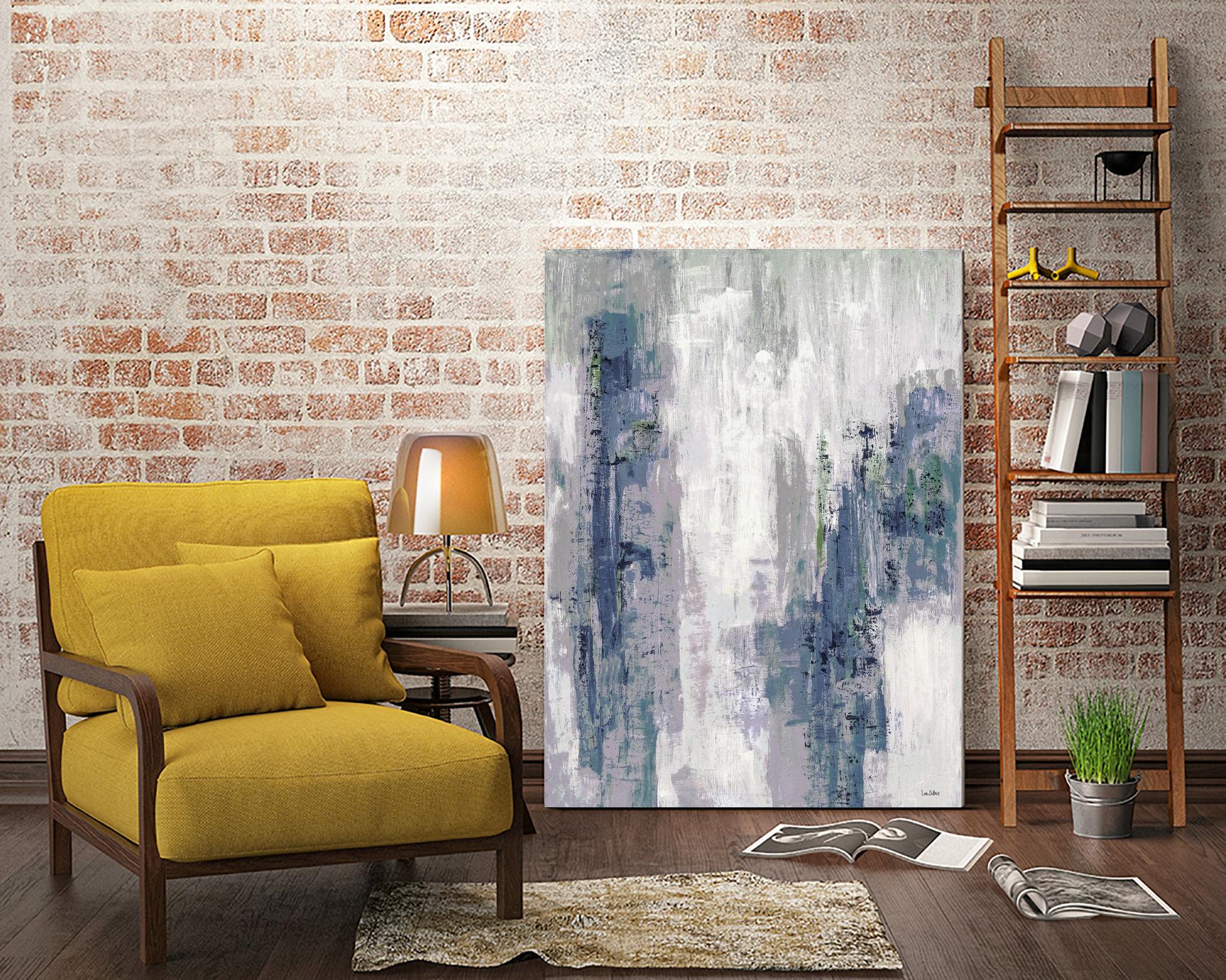 Blue Birch – Cool -3 by Lori Dubois on GIANT ART - blue abstract