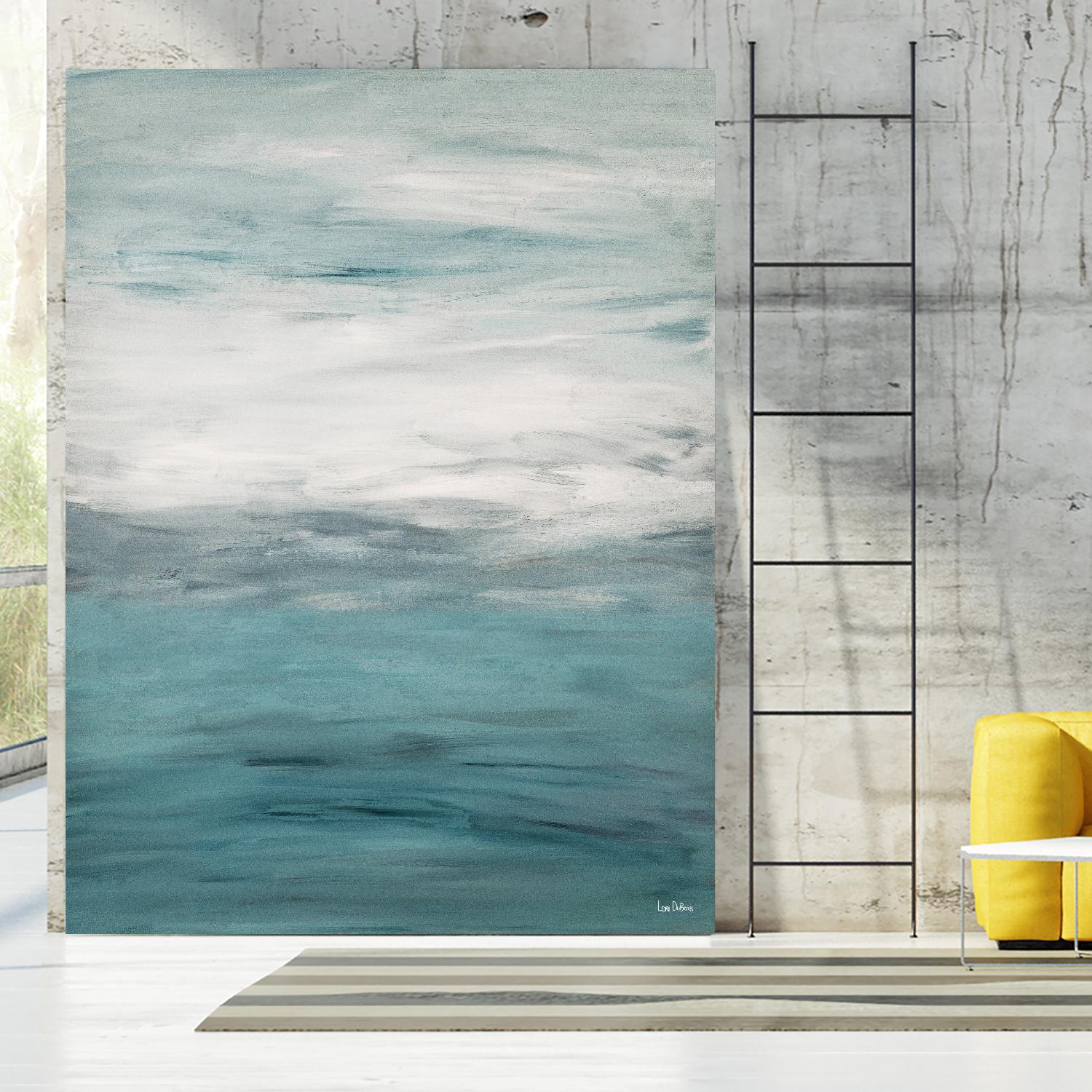 Infinity – Pool - 2 by Lori Dubois on GIANT ART - blue abstract transparence