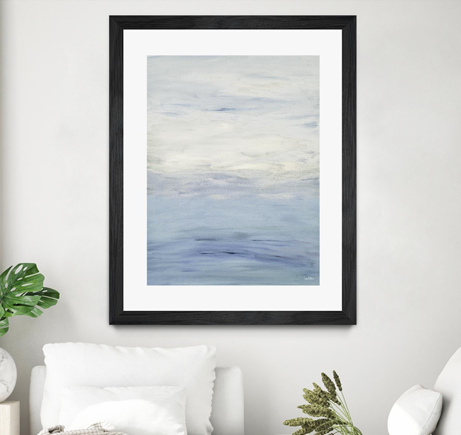 Infinity – Light - 3 by Lori Dubois on GIANT ART - blue abstract pastel