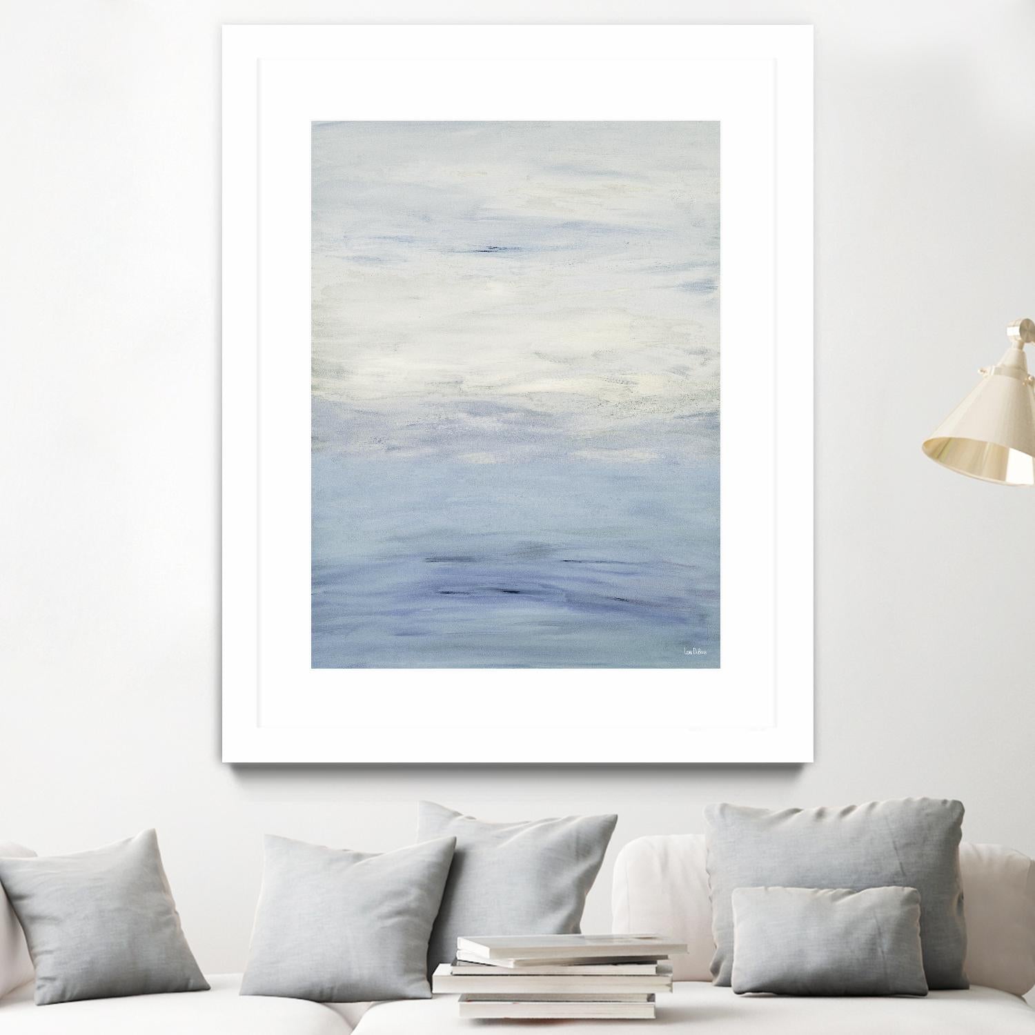 Infinity – Light - 3 by Lori Dubois on GIANT ART - blue abstract pastel