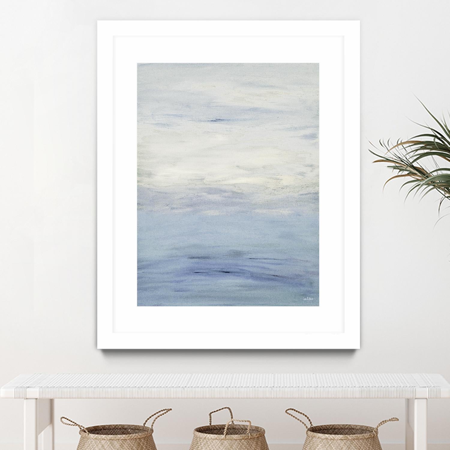 Infinity – Light - 3 by Lori Dubois on GIANT ART - blue abstract pastel