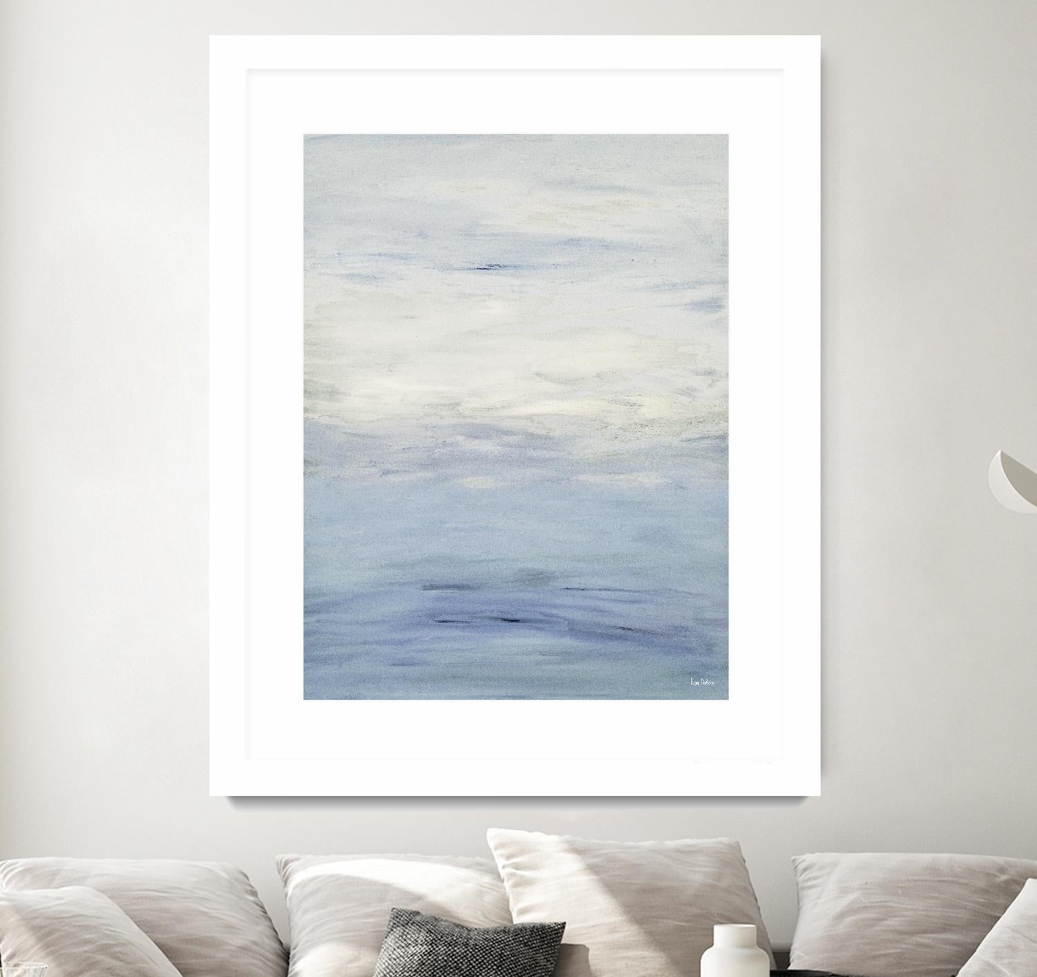 Infinity – Light - 3 by Lori Dubois on GIANT ART - blue abstract pastel