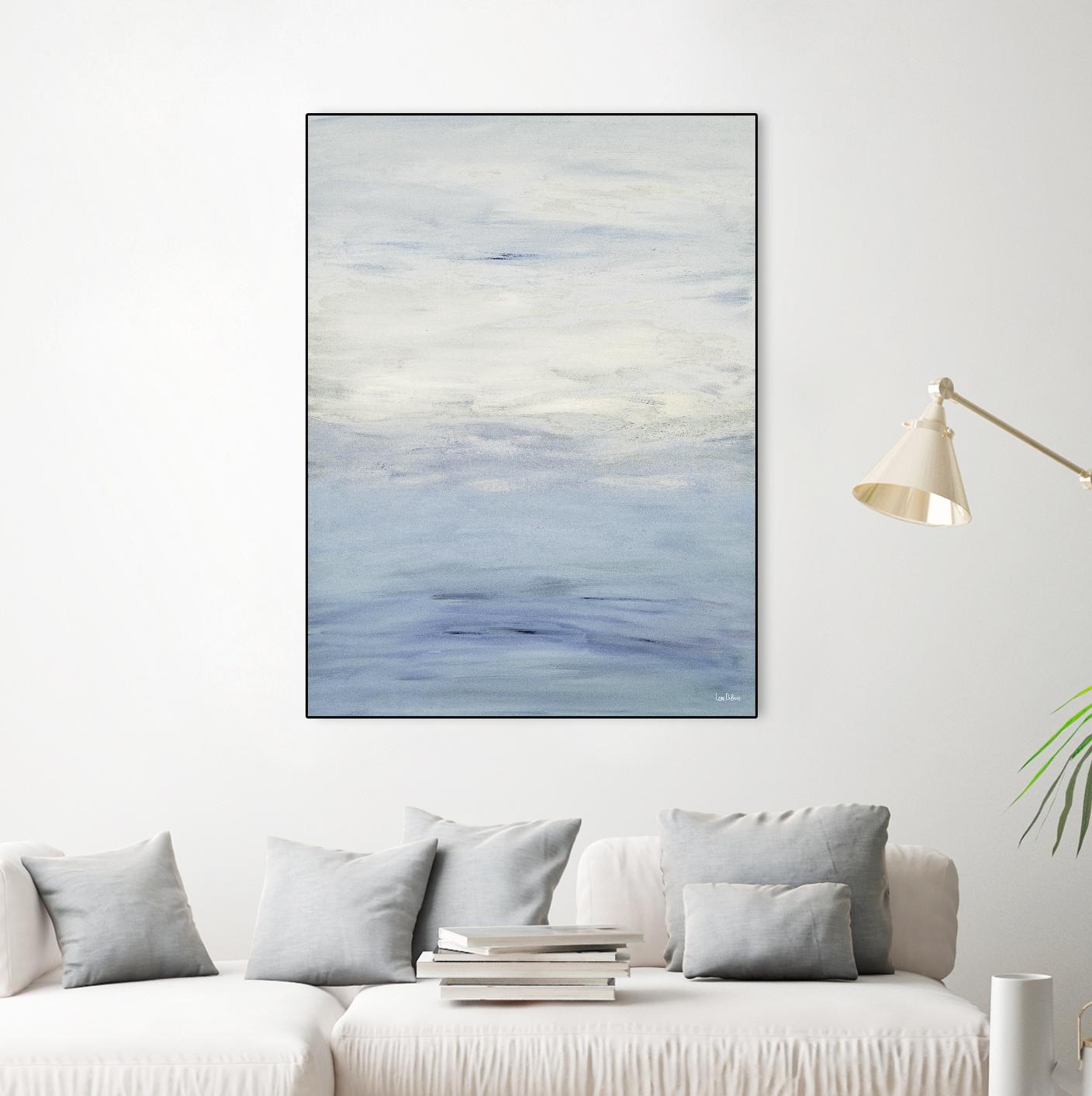 Infinity – Light - 3 by Lori Dubois on GIANT ART - blue abstract pastel
